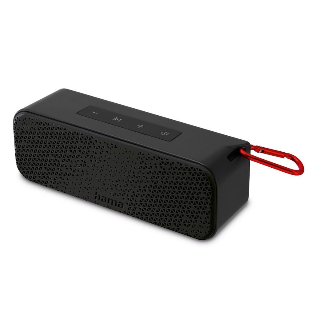 Hama Bluetooth-Lautsprecher »Tragbare Bluetooth IPX4 Box,10h Akku Laufzeit, wasserdicht«