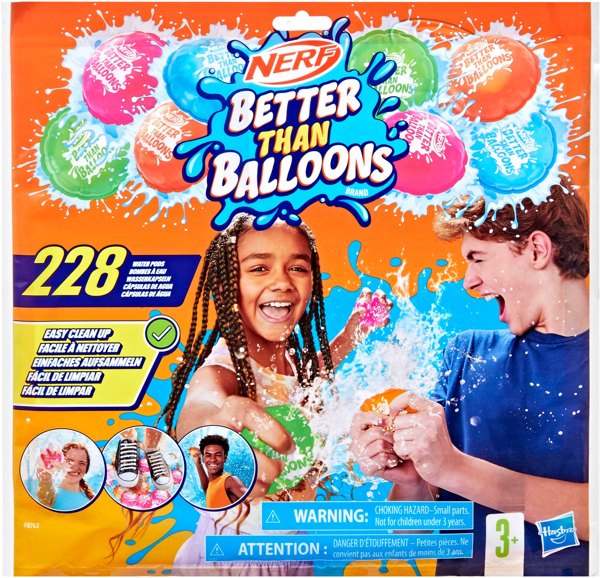 Badespielzeug »Nerf, Better Than Balloons, Wasserkapseln (228 Stück)«