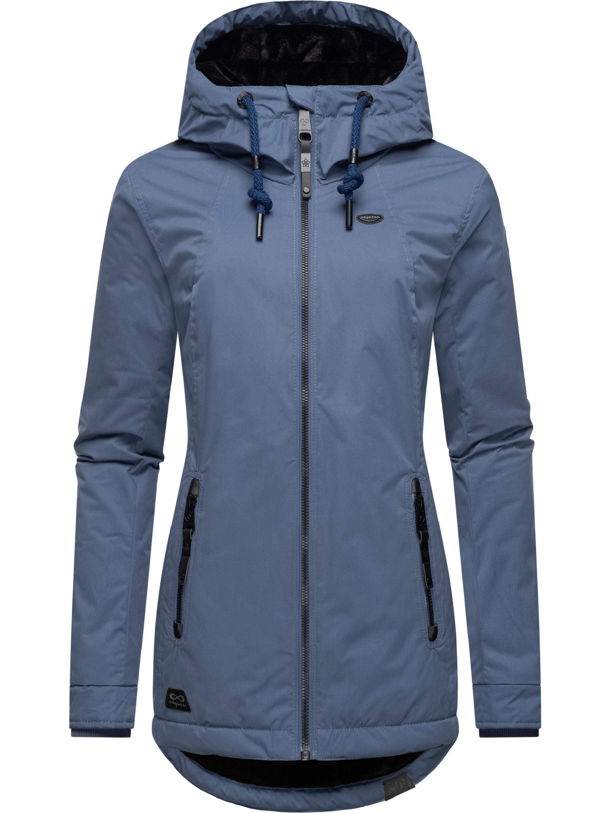 Ragwear Winterjacke »Winterjacke Zuzka Winter«, mit Kapuze, Wasserdichter Winterparka mit Teddyfleece Innenfutter