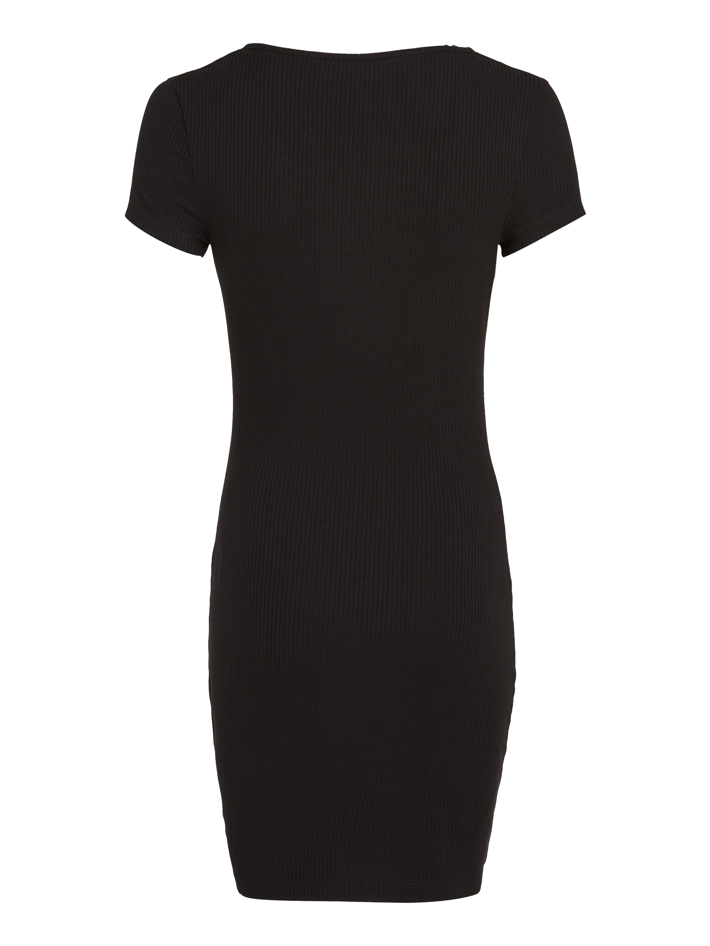Tommy Jeans Jerseykleid »TJW TIE GATHERING RIB DRESS«, mit Tommy Jeans Markenlabel