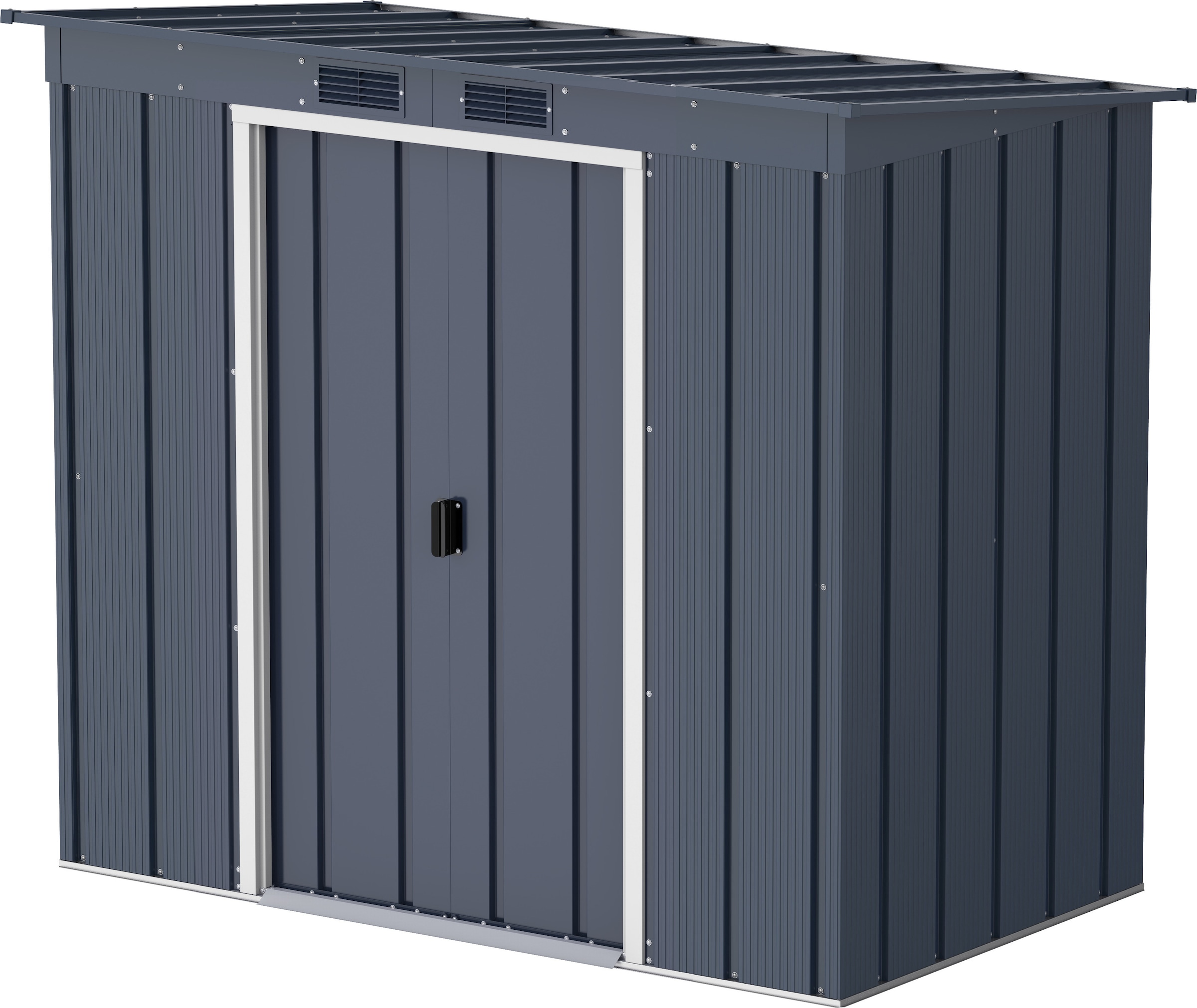 VCM Gartenhaus »Metall Gerätehaus 203x113 Gartenhaus Schiebetür«