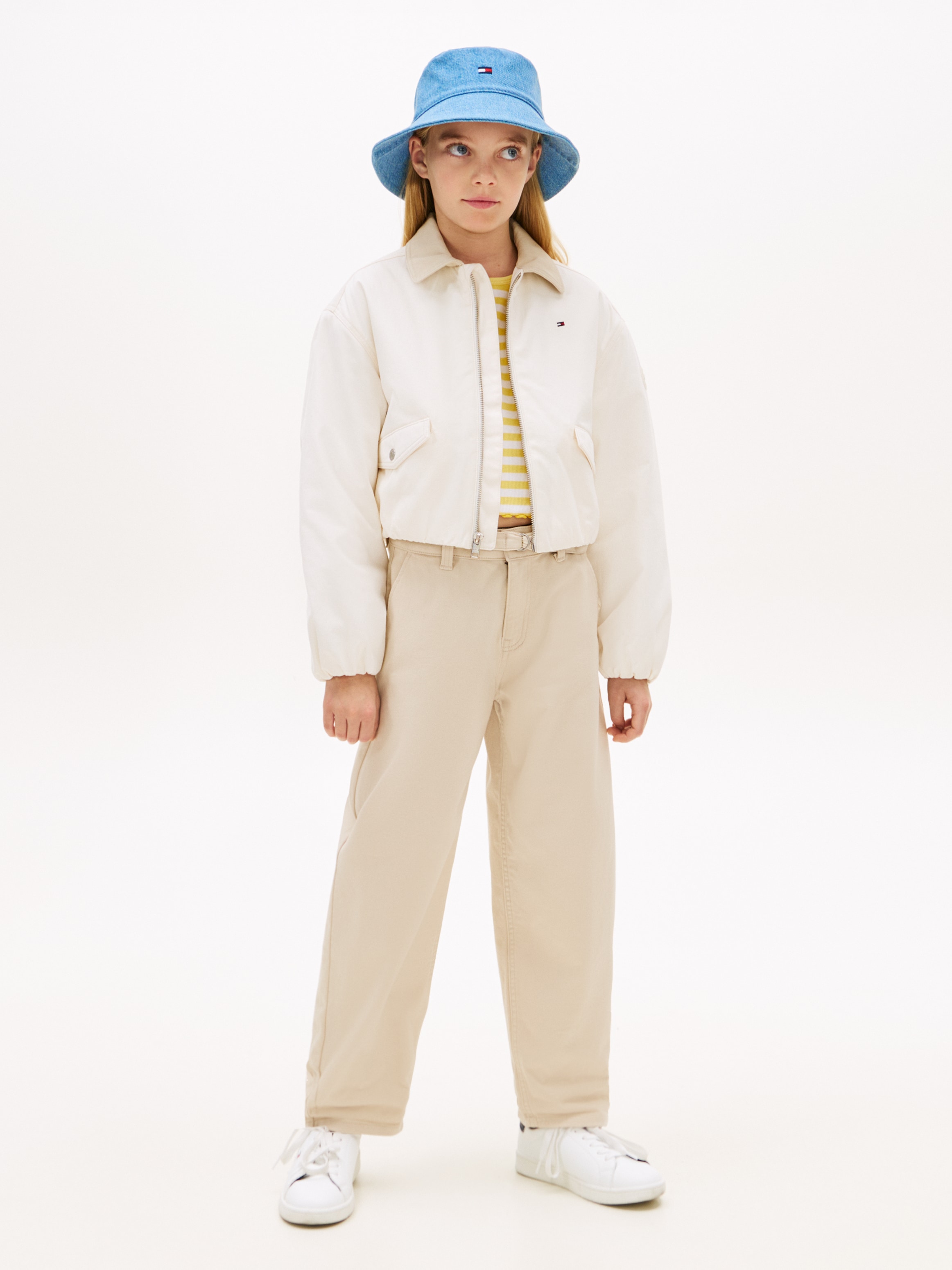 Tommy Hilfiger Blouson »COTTON EMB JACKET« ohne Kapuze Kinder bis 16 Jahre, regular fit