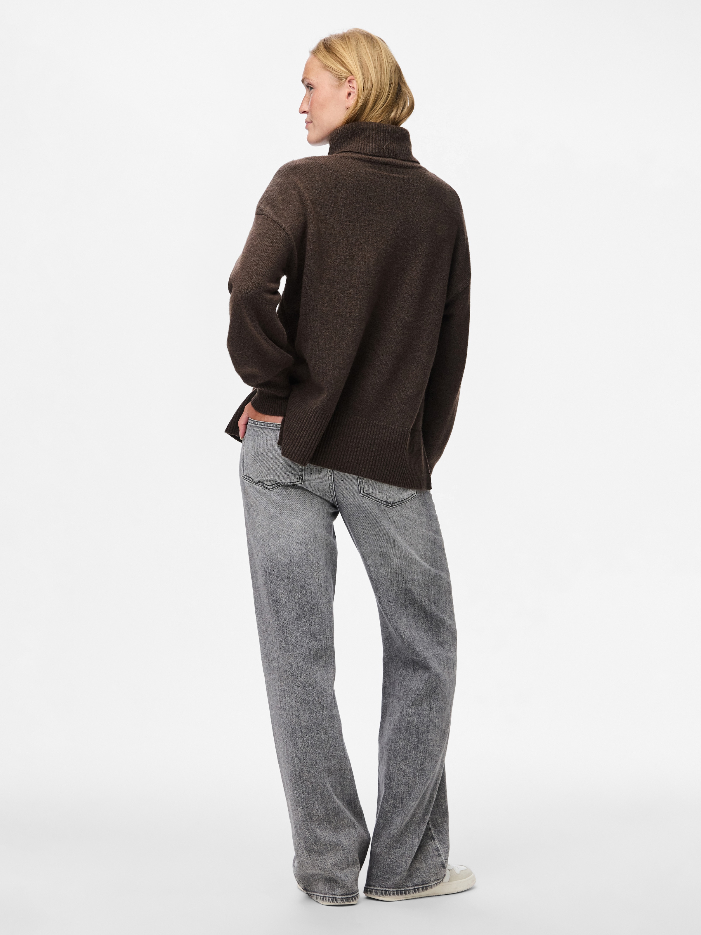 pieces Rollkragenpullover »PCMALOU LS ROLLNECK KNIT NOOS BC«