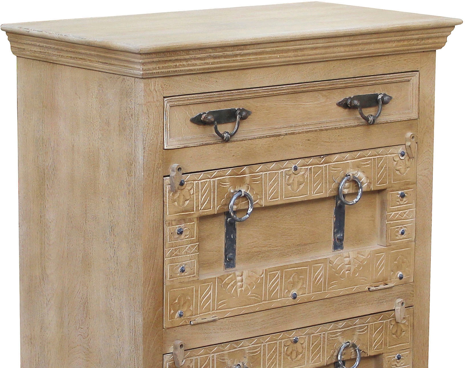 SIT Schuhschrank »Daipur«, geschnitzte Verzierungen