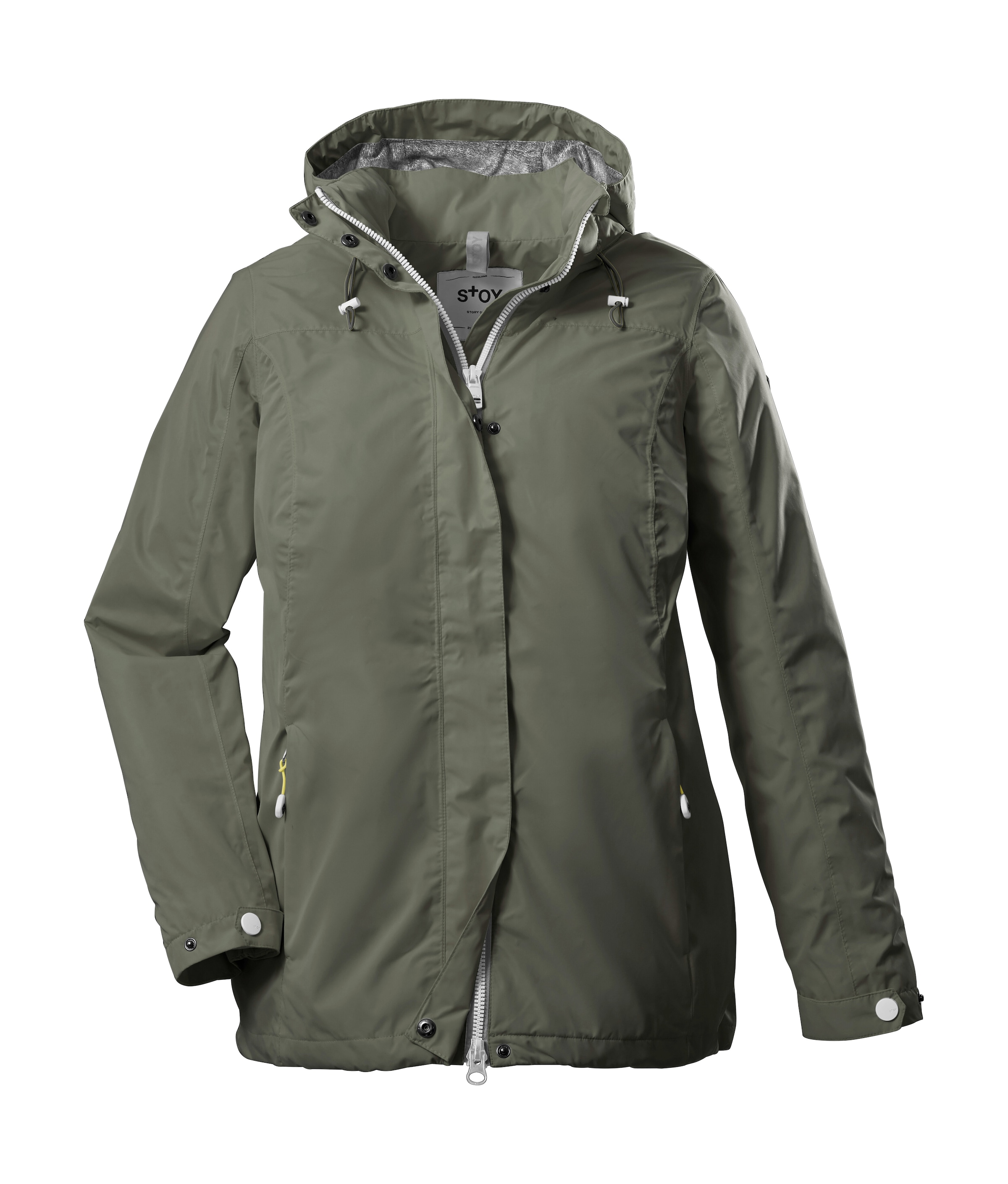 STOY Outdoorjacke »STS 11 WMN JCKT«, Wasserdichte, atmungsaktive STOY-Jacke mit abnehmbarer Kapuze