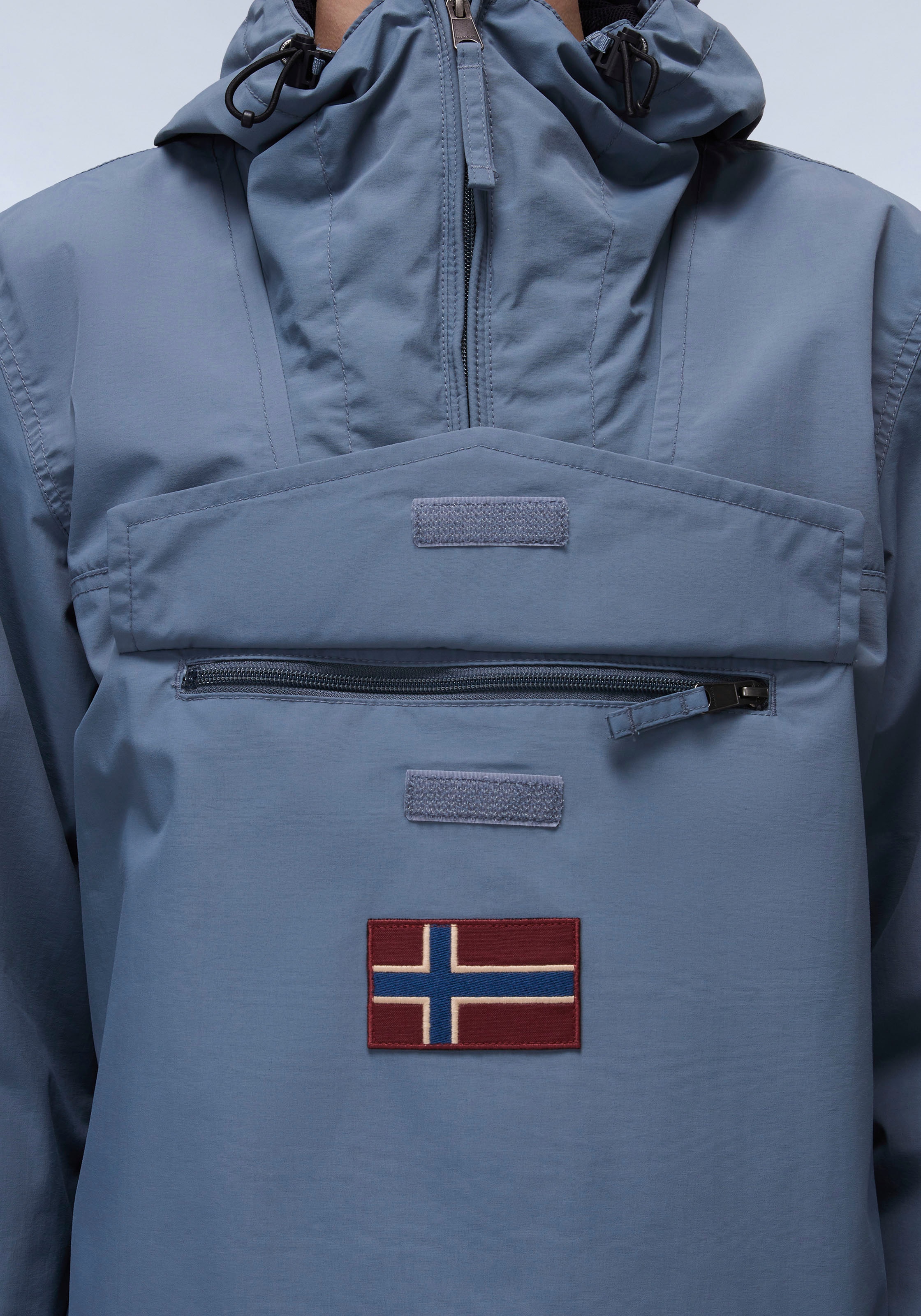 Napapijri Funktionsjacke »RAINFOREST M SUM 3«, mit Kapuze, Mit verstellbarem Gummizug und verschließbarem Schlitz im Saum