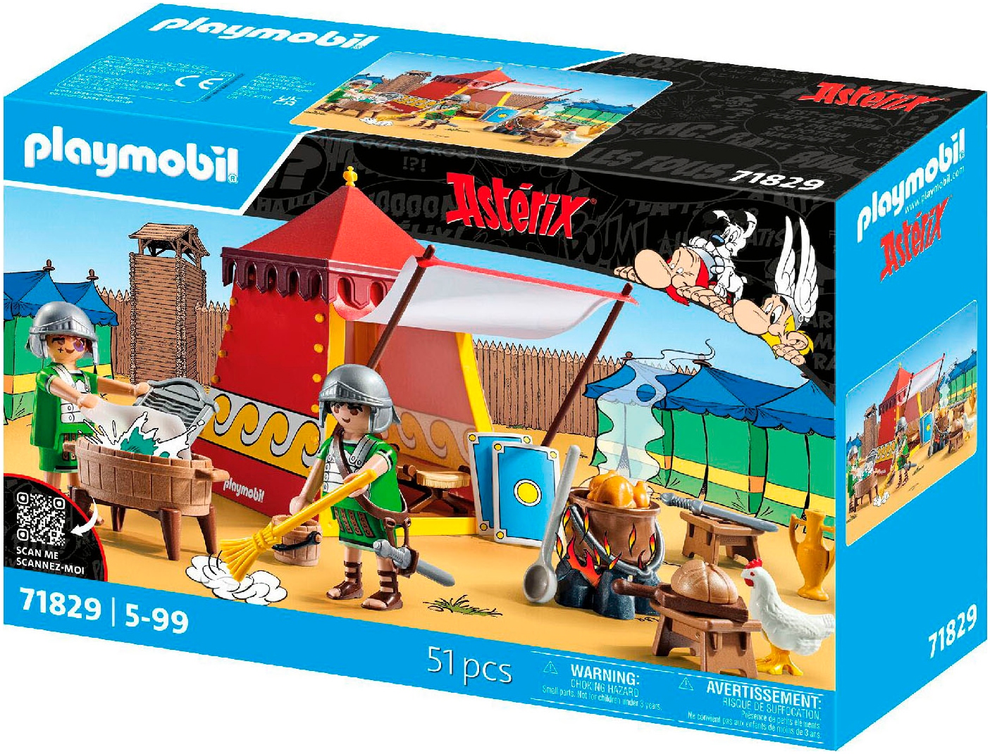 Playmobil® Konstruktions-Spielset »Asterix: Legionärszelt (71829), Playmobil Asterix«, (51 St.), Made in Europe