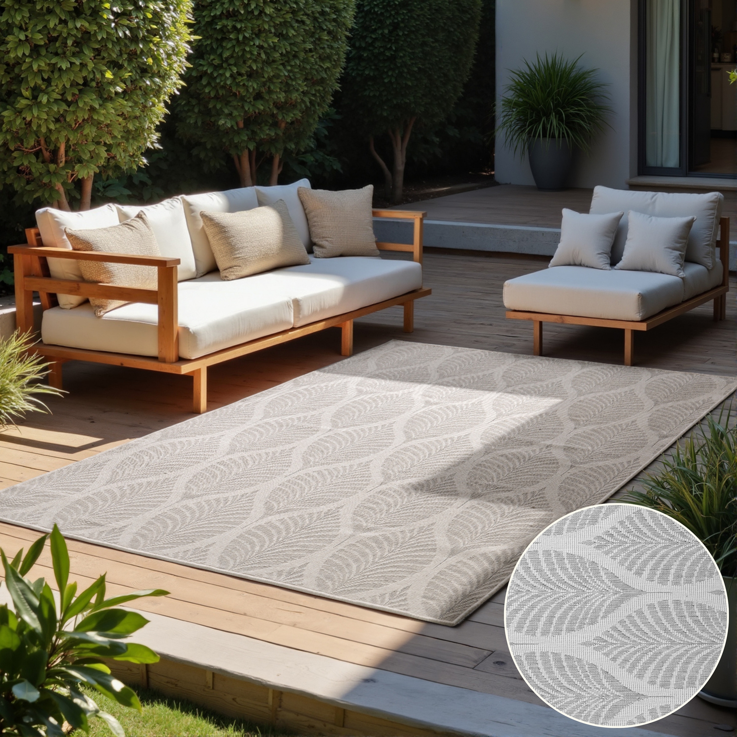 HANSE Home Outdoorteppich »Liora Wendeteppich« rechteckig 5 mm Höhe Läufer, In und Outdoor, Flachgewebe, wetterfest, pflegeleicht, robust
