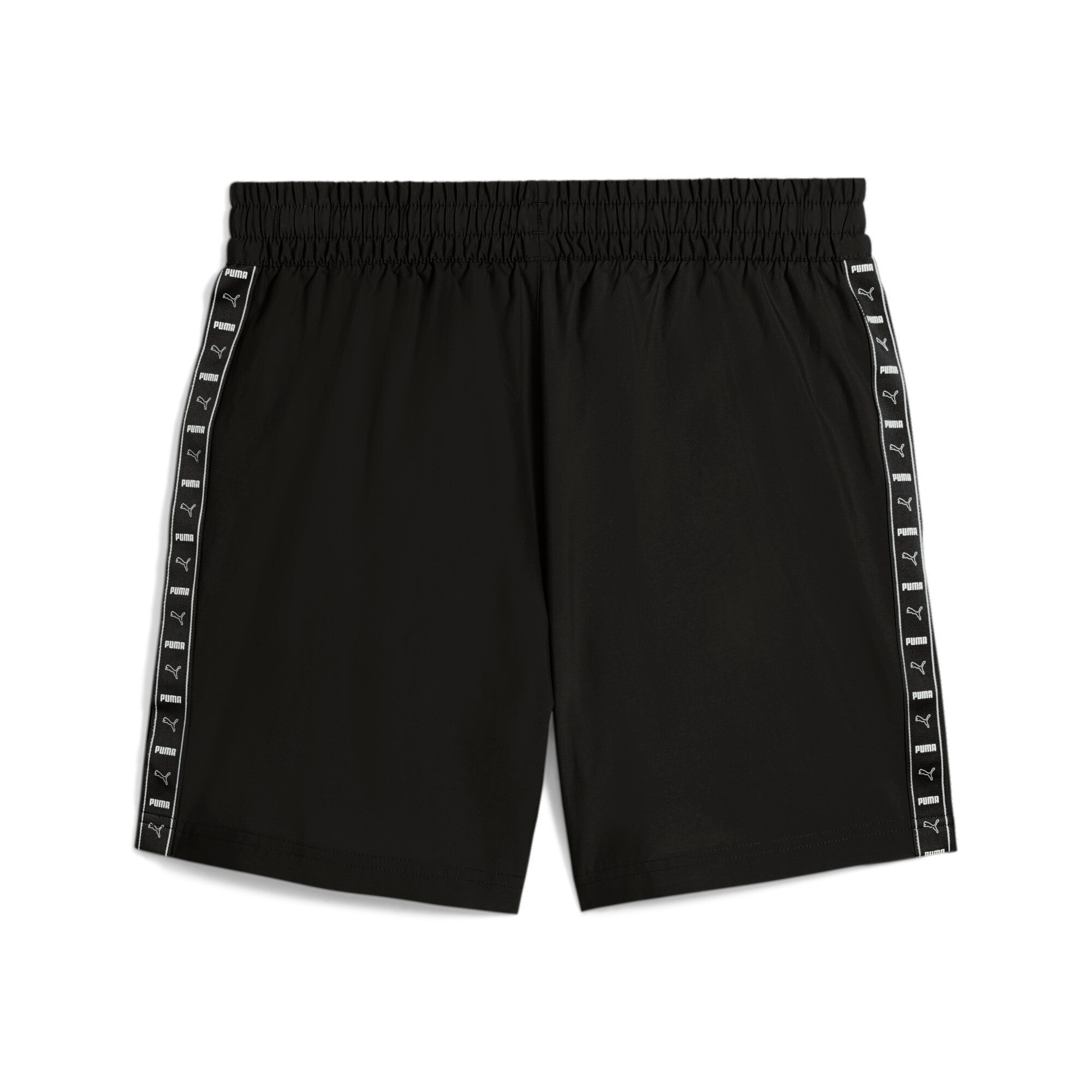 PUMA Shorts »ESS TAPE WOVEN SHORTS 5"«, für Herren, Tape Streifen am Bein