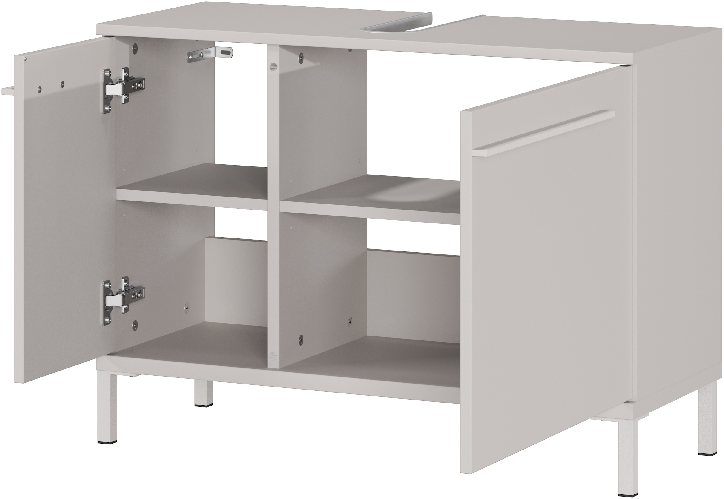 GERMANIA Waschbeckenunterschrank »Waschbeckenunterschrank« 1 Stk. tlg. Waschbeckenunterschrank mit Siphonausschnitt