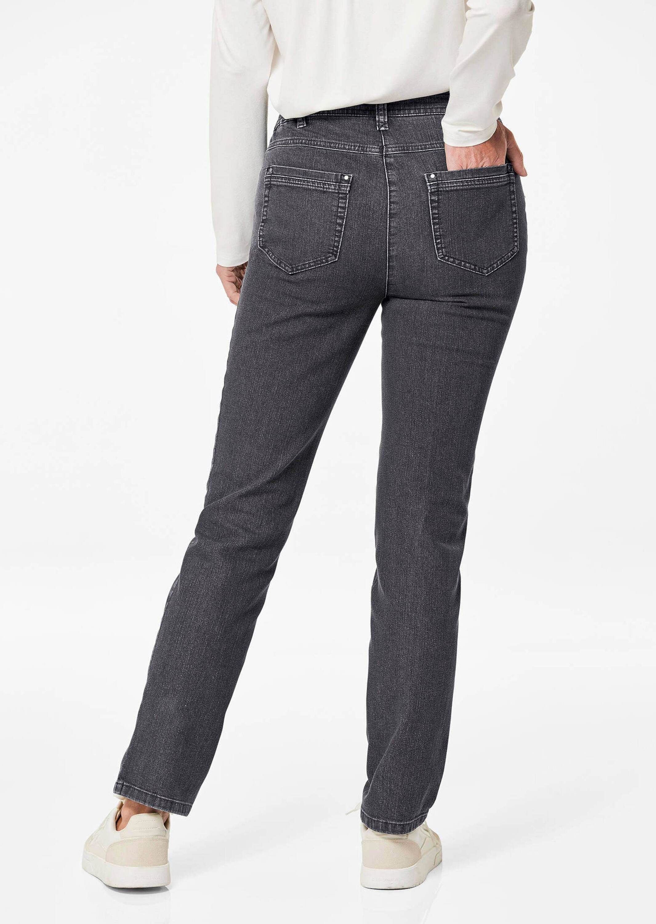 GOLDNER Regular-fit-Jeans »Kurzgröße Klassische Jeanshose Carla«