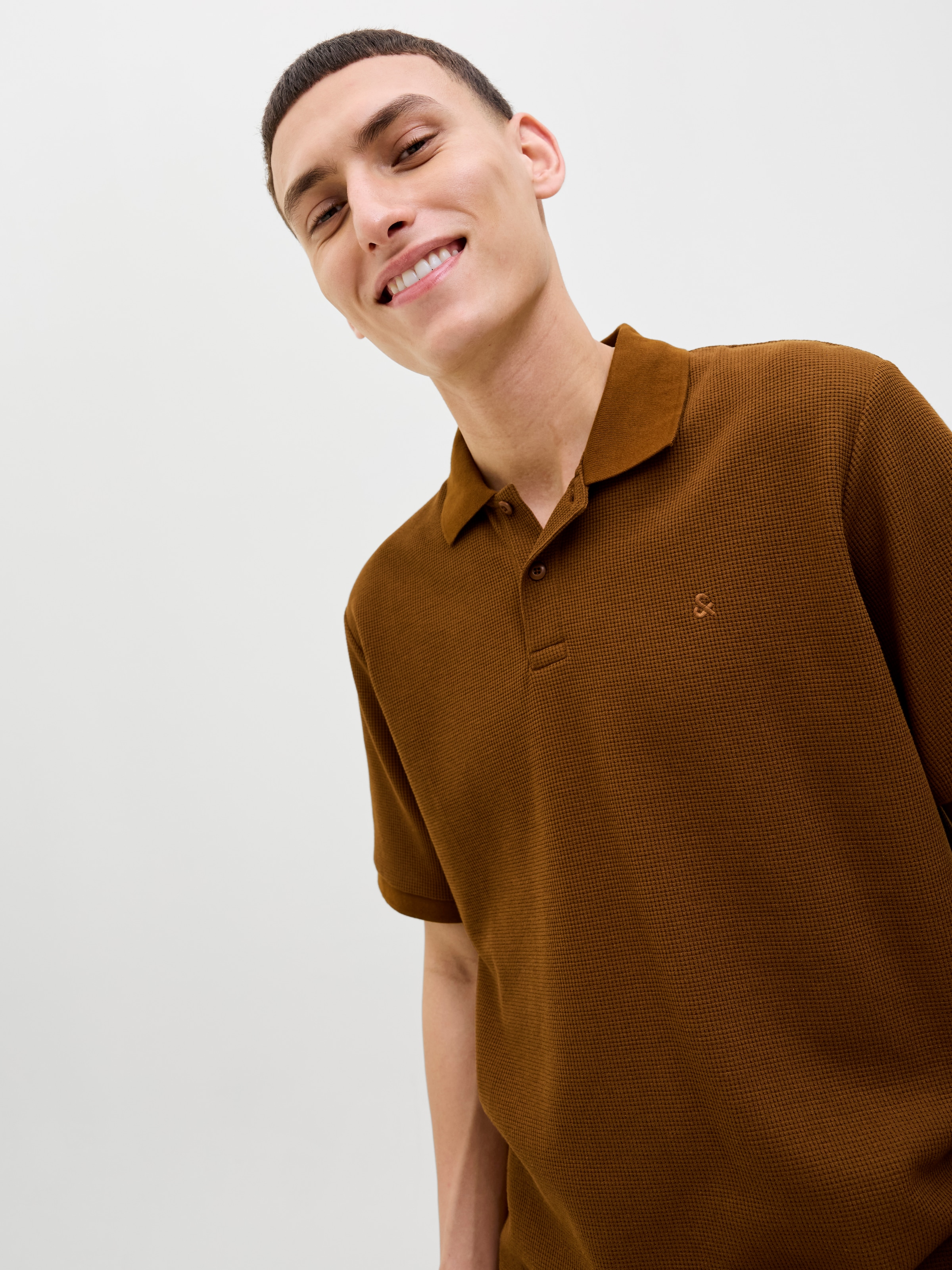 Jack & Jones Poloshirt »JJEAUSTIN POLO SS NOOS«, mit Logo Stickerei