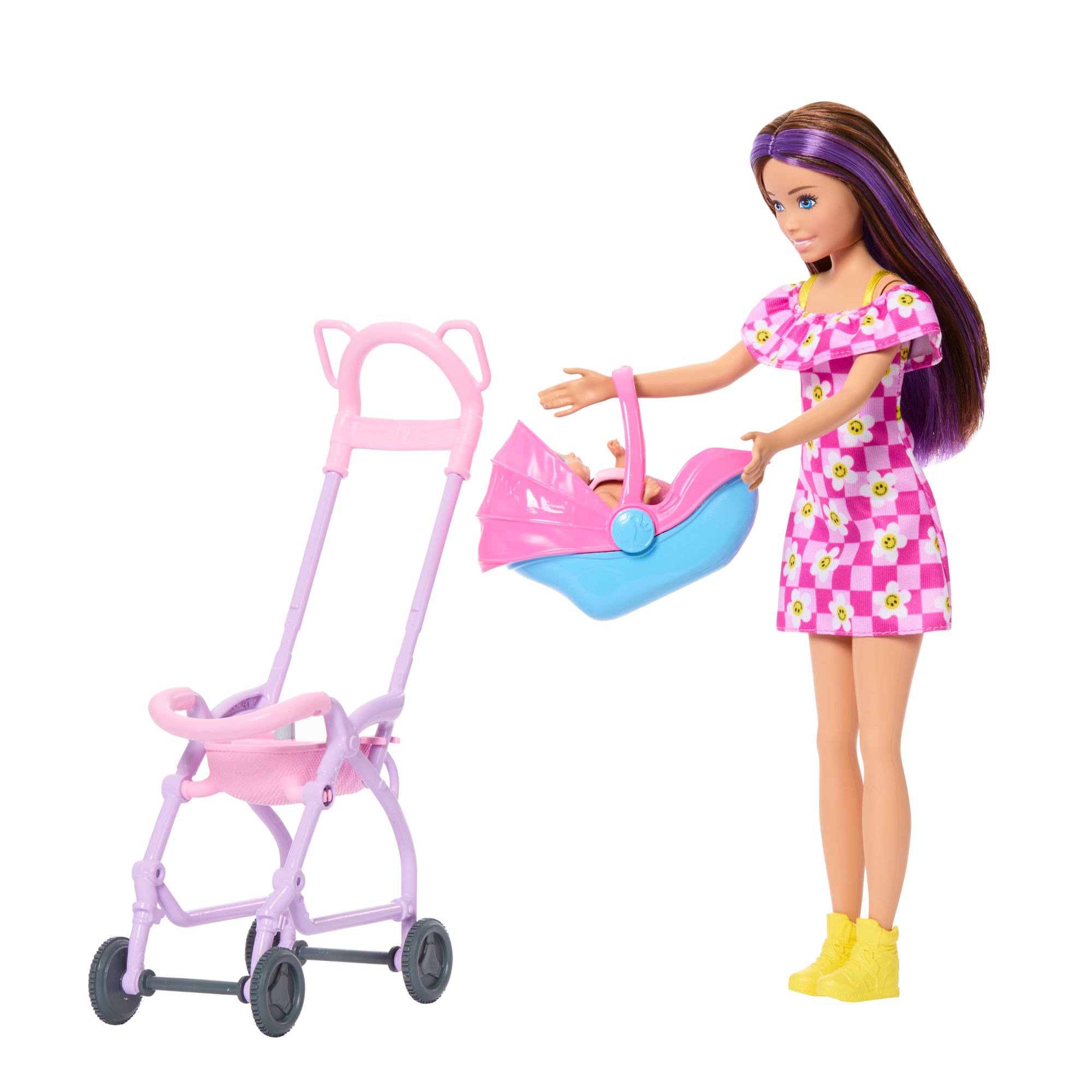 Barbie Anziehpuppe »Barbie "Skipper Babysitters Inc." Kinderwagen Spielset«