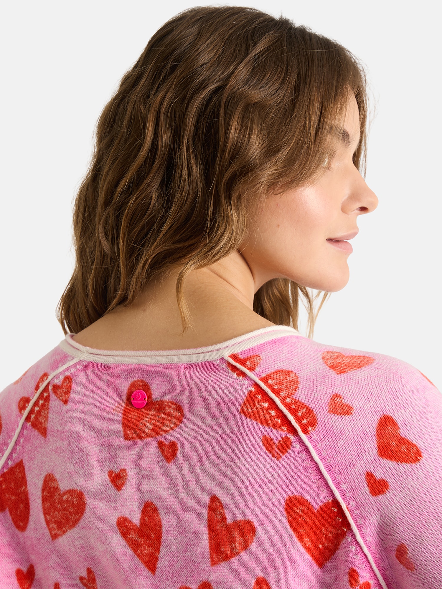 Lieblingsstück Rundhalspullover »LiloL« gemustert, Rundhalsausschnitt