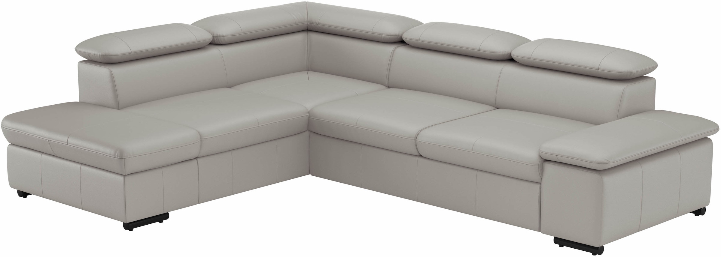 sit&more Ecksofa »Alcudia L-Form«, mit Armteilverstellung, optional Kopfteilverstellung und Bettfunktion