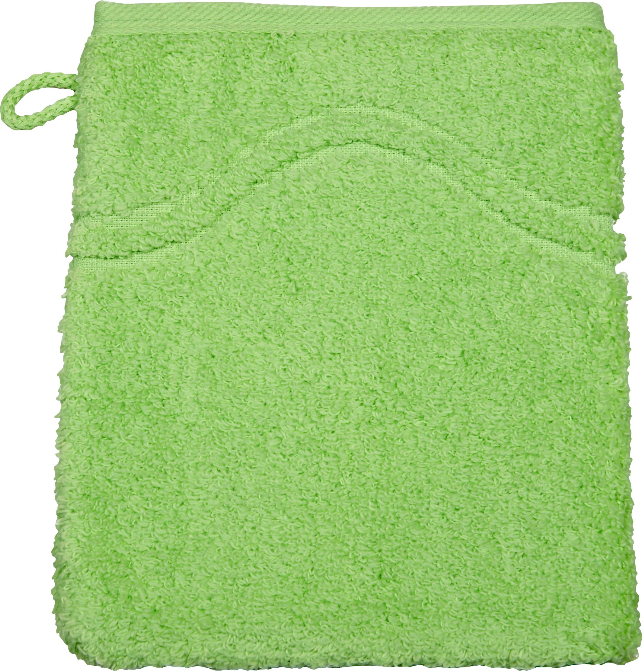 ROSS Waschhandschuh »Cashmere feeling«, (Packung, 6 St.), mit Wellen-Bordüre
