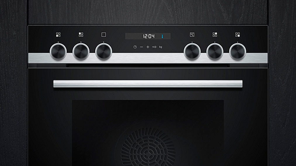 SIEMENS Elektro-Herd-Set »HE517BBS3«, mit Backwagen, Backwagen mit ausziehbarer Tür für bequemes Kochen & Backen