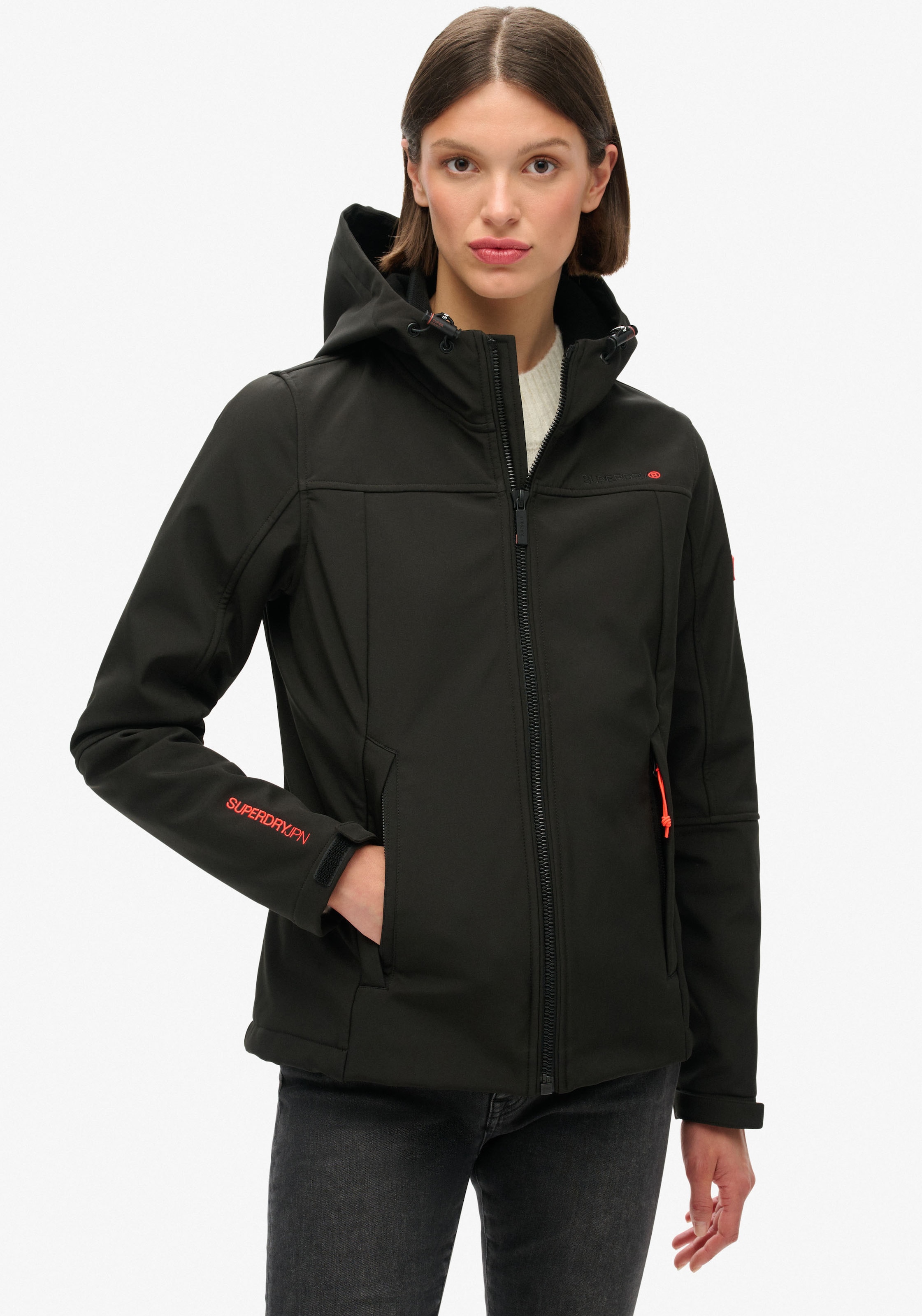 Outdoorjacke »HOODED CLASSIC TREKKER JKT«, mit Kapuze