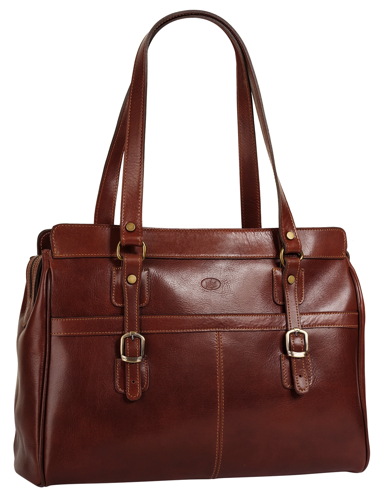 Piké Shopper echt Leder, Made in Italy