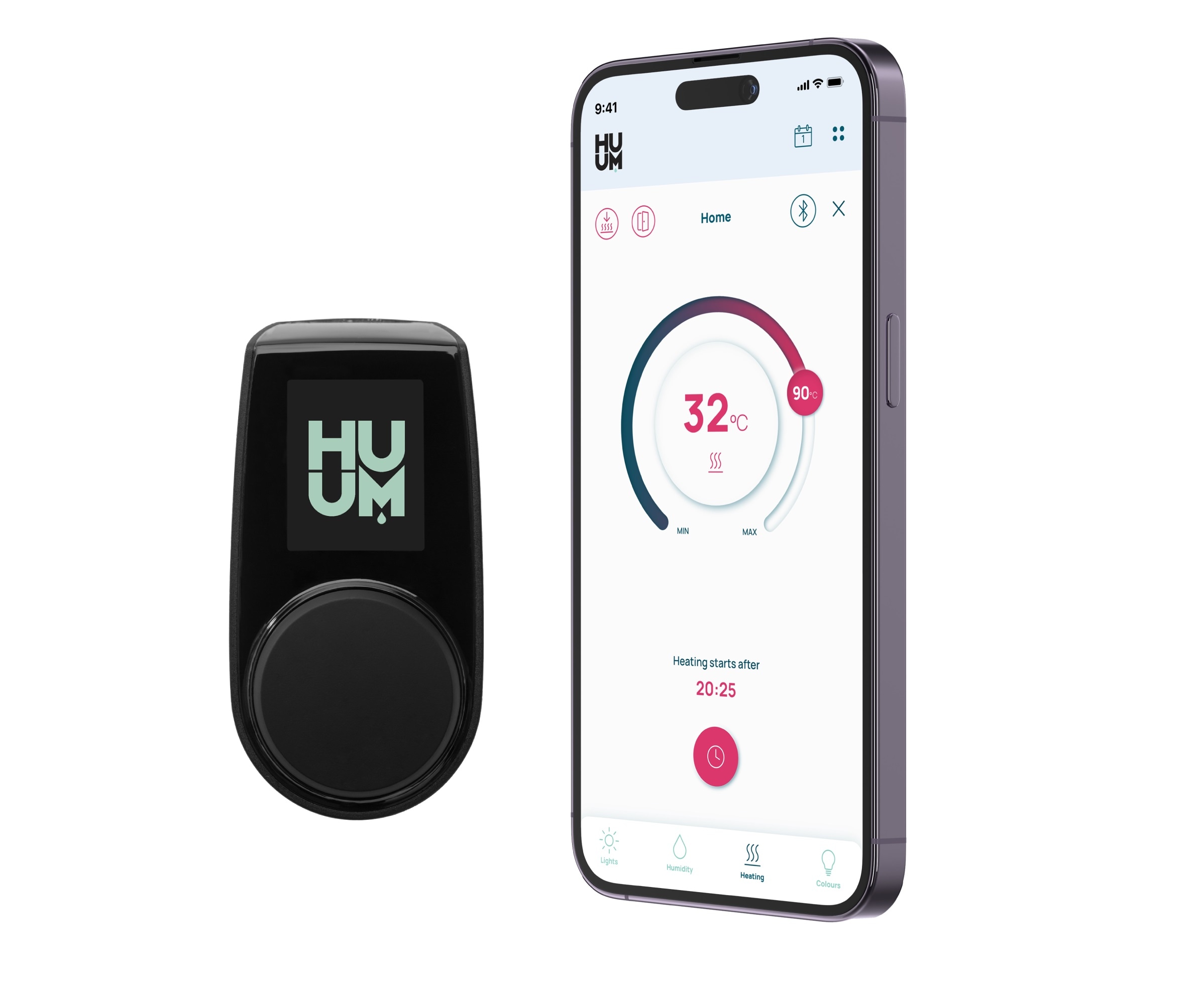 Karibu Saunaofen »für Außensteuerung 9 kW SET mit WiFi-Steuerung« mit WLAN-fähigem Steuergerät