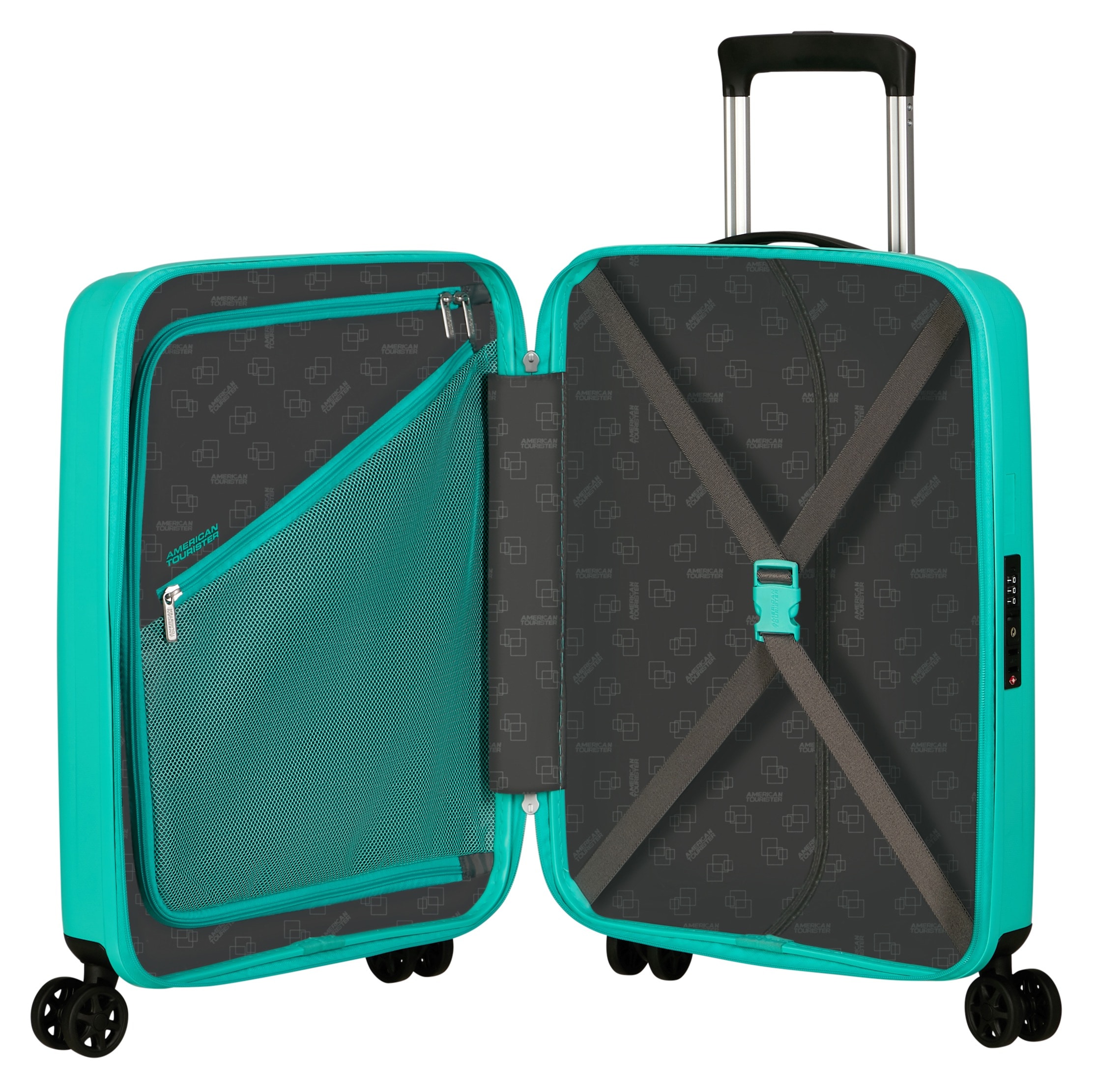 American Tourister® Hartschalen-Trolley »REJOY, verschiedene Größen und Farben«, 4 Rollen, Hartschalen-Koffer personalisierbar versenktes TSA-Schloss