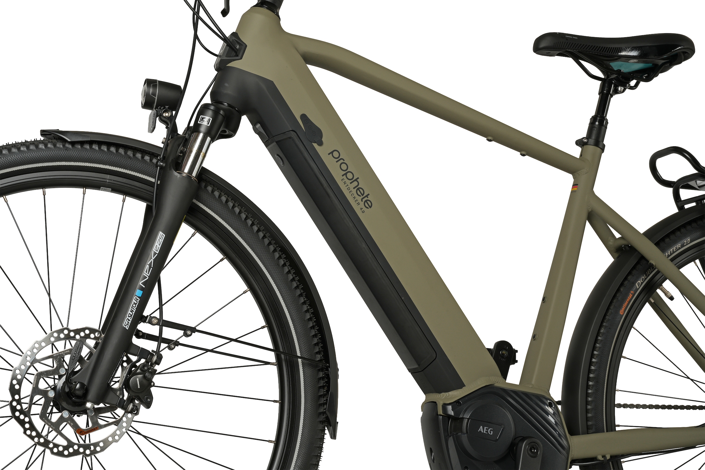 Prophete »Entdecker 4.0« 10 Gang microSHIFT XLE Schaltwerk Kettenschaltung Mittelmotor 250 W Pedelec, Elektrofahrrad für Damen