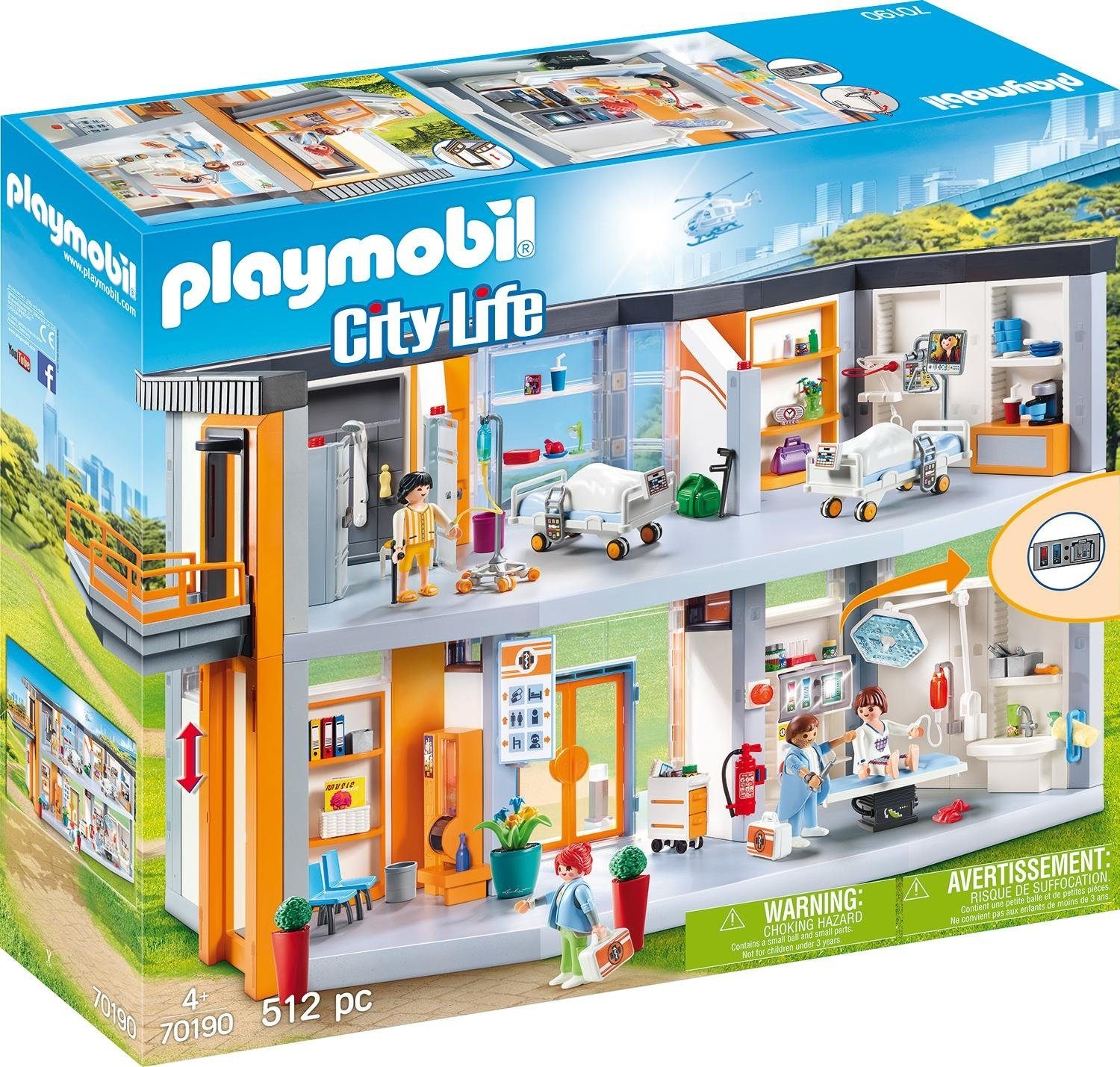 Playmobil Konstruktions Spielset Grosses Krankenhaus Mit Einrichtung City Life Kunststoff 512 Tlg Inspirierende Highlights Otto
