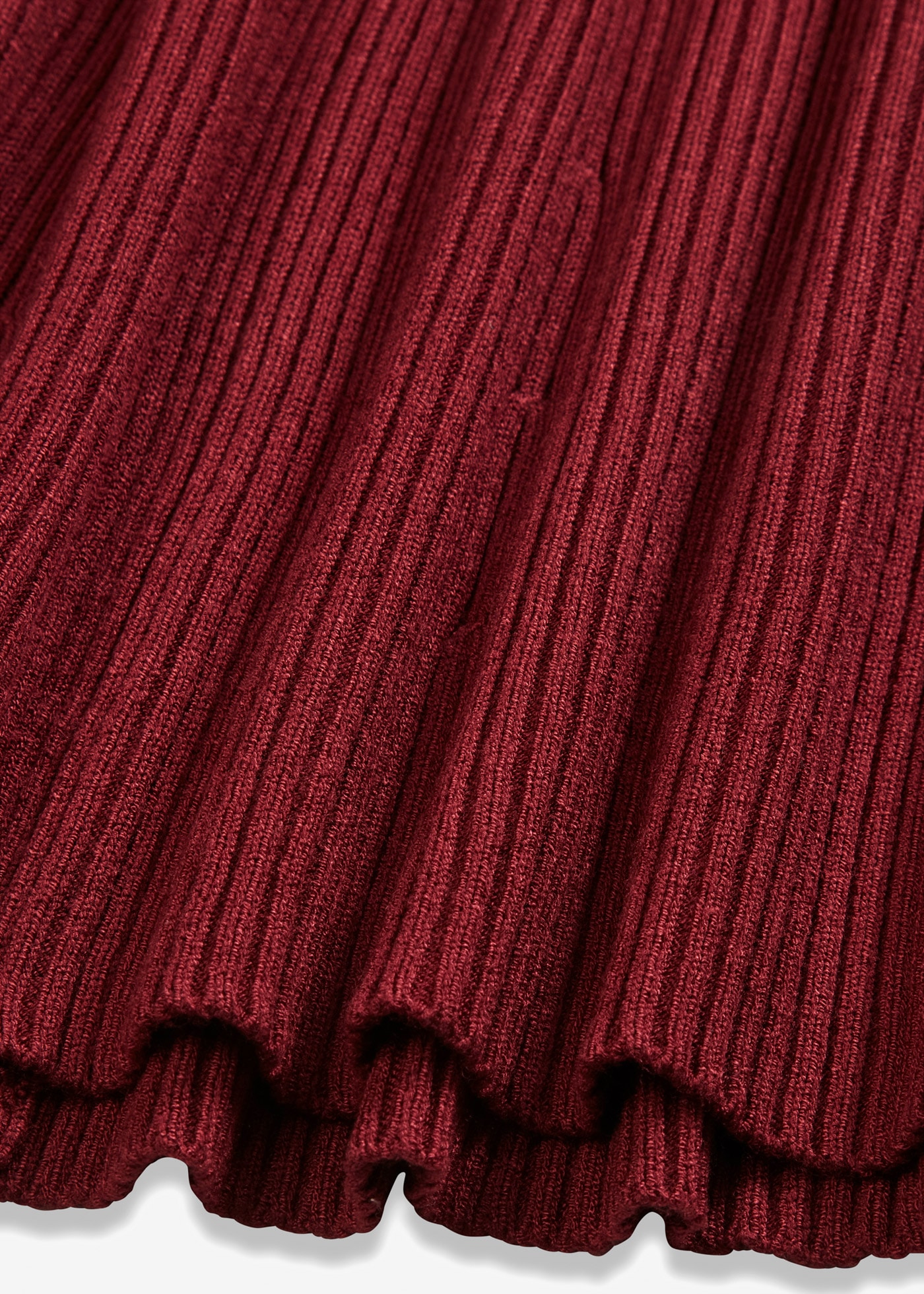 bonprix Strickrock aus Viskosemischung, körpernahe Passform, unifarben, mit Gummizug