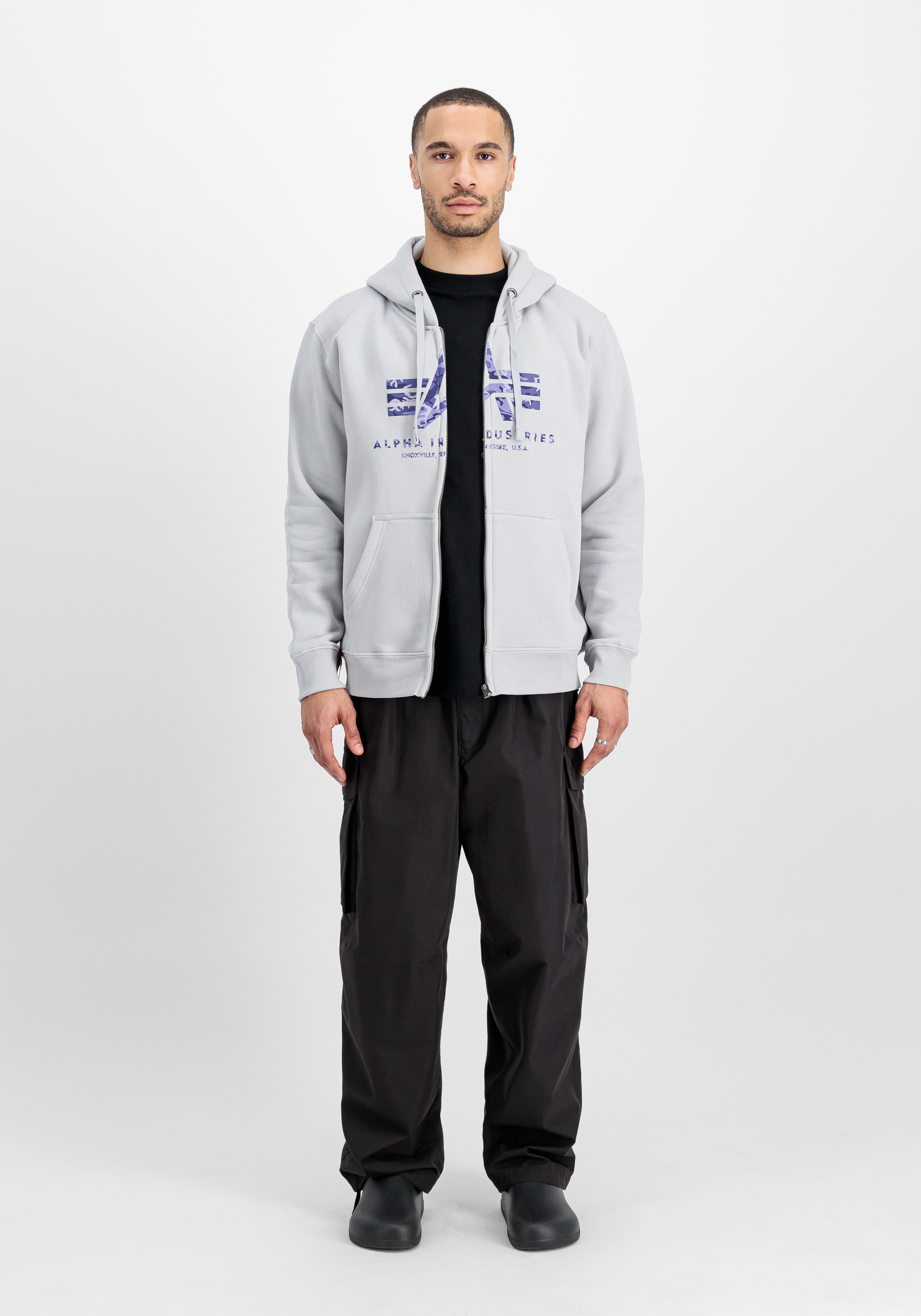 Alpha Industries Hoodie »Basic Zip Hoodie PP Camo Kapuzensweatshirt«