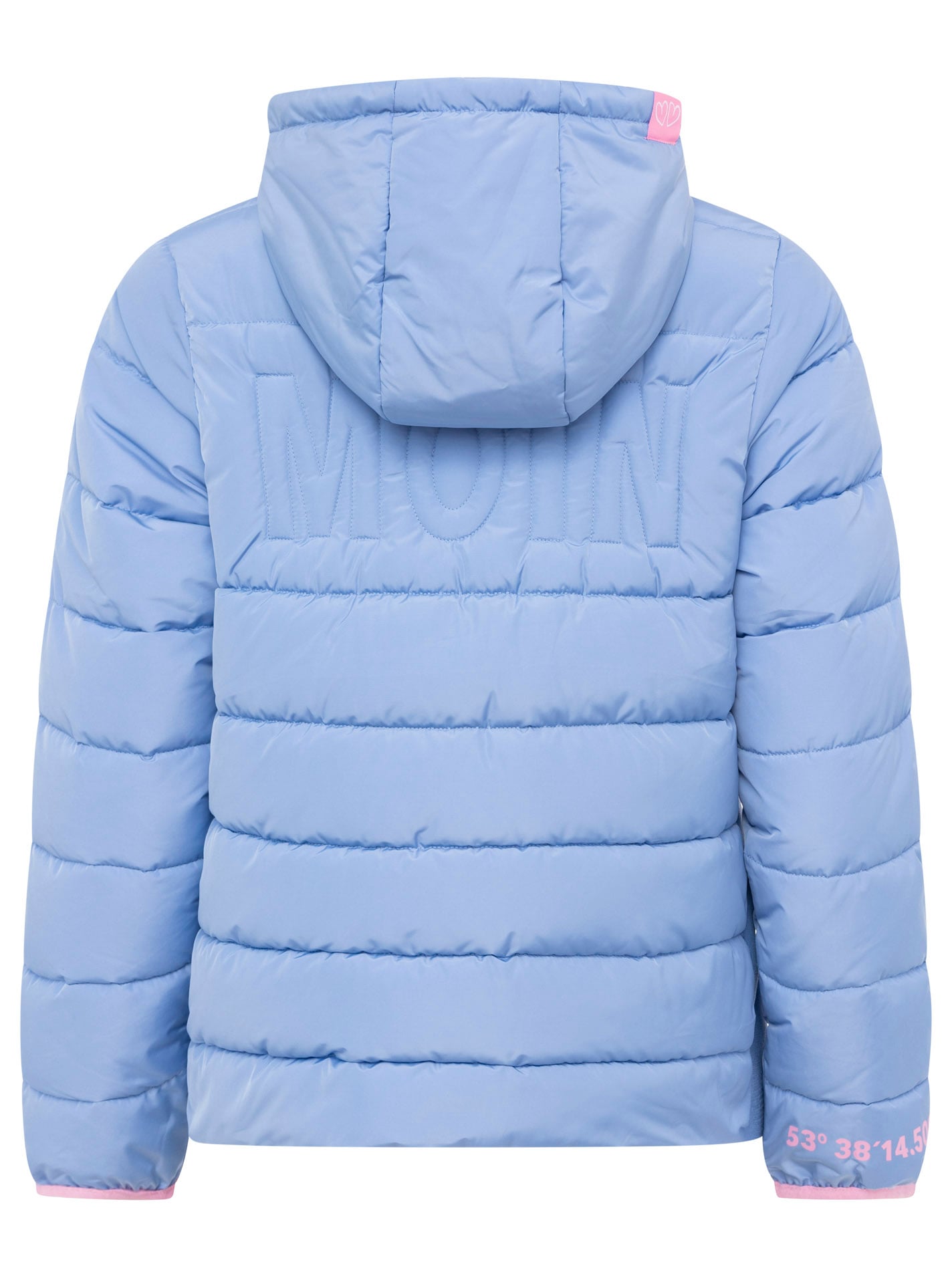 Zwillingsherz Steppjacke »"Moin Moin"«, mit Kapuze, Kapuze, wärmend, Kontrastnähte