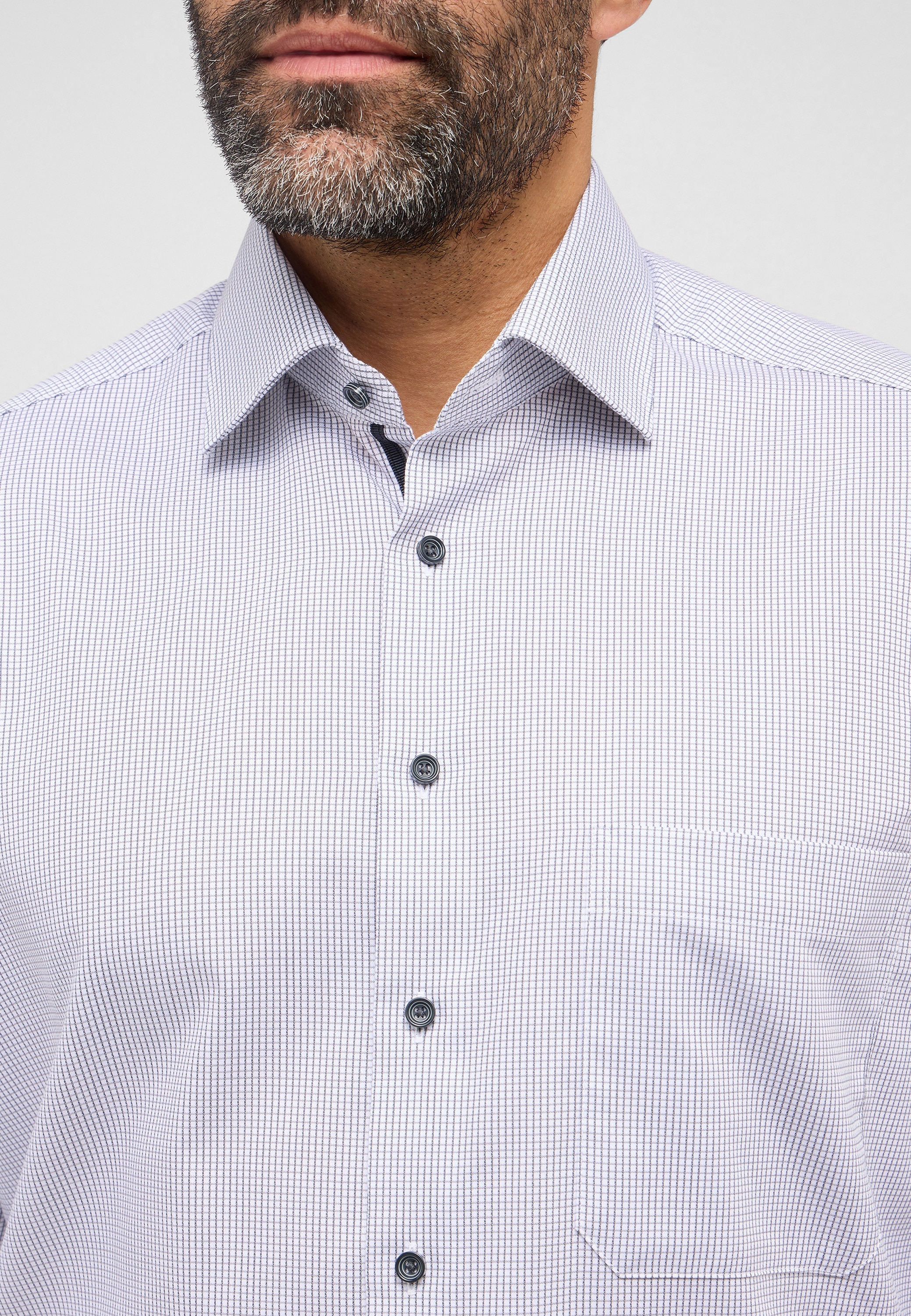 Eterna Langarmhemd »COMFORT FIT«, NON IRON (bügelfrei)
