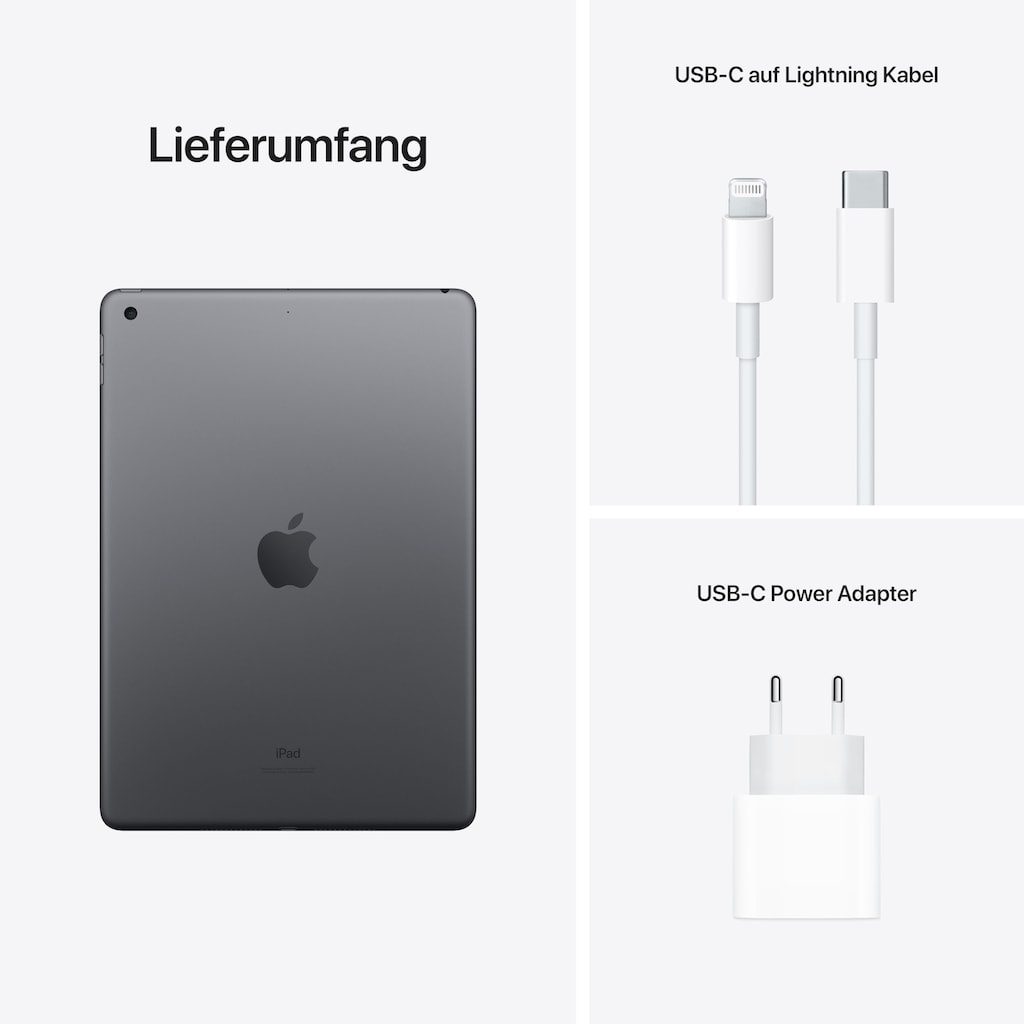 Apple Tablet »iPad 10.2" Wi-Fi (2021) 9 Generation«, (iPadOS)