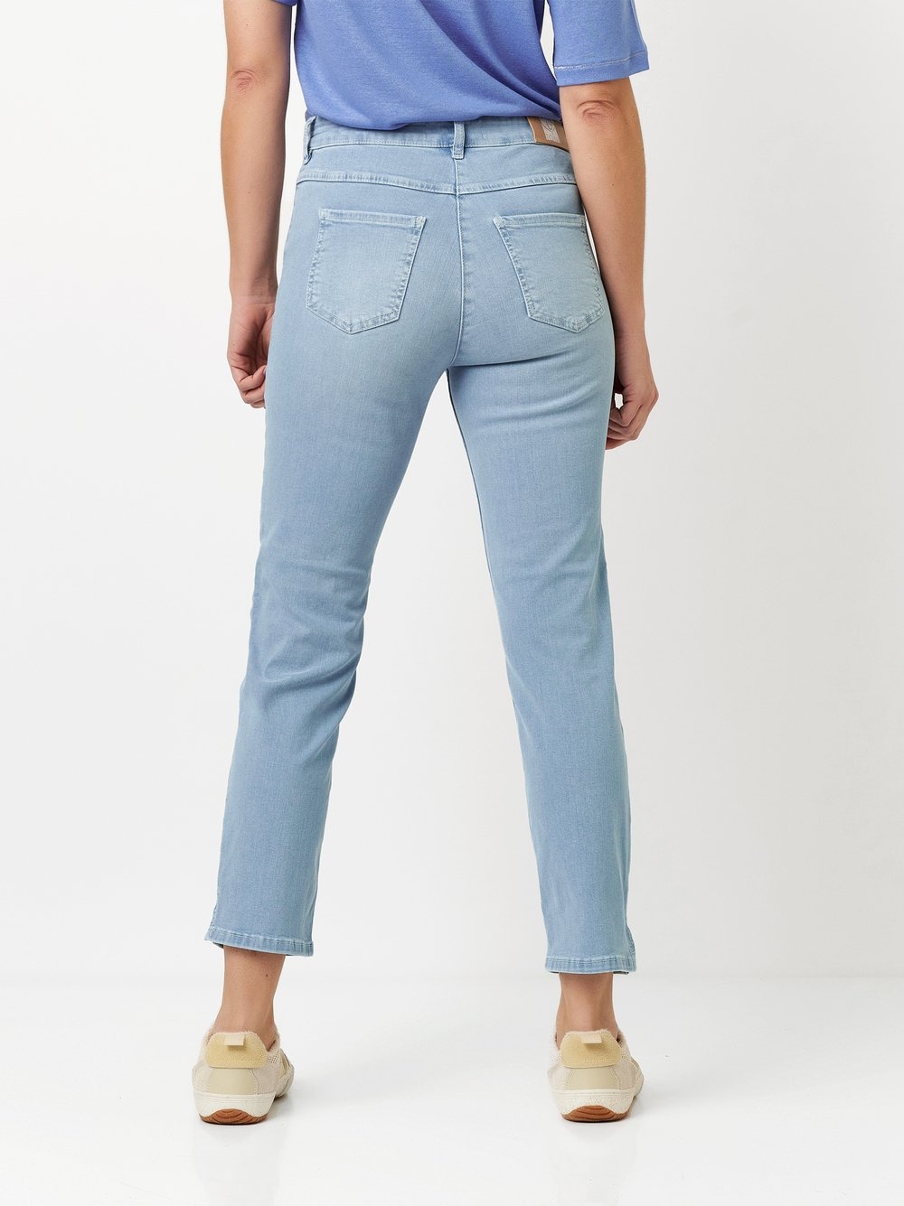 TONI 7/8-Jeans, geschlitzt, mit Stretch