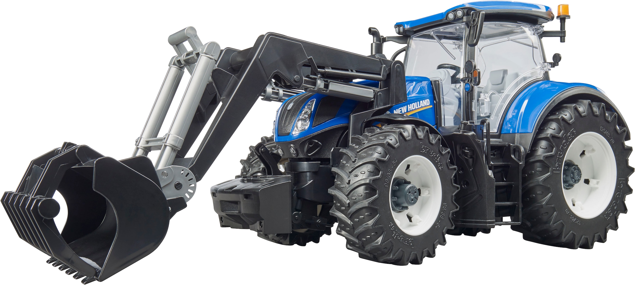 Bruder® Spielzeug-Traktor »New Holland T7.315 Frontlader lenkbar 44 cm (03121)« Made in Europe