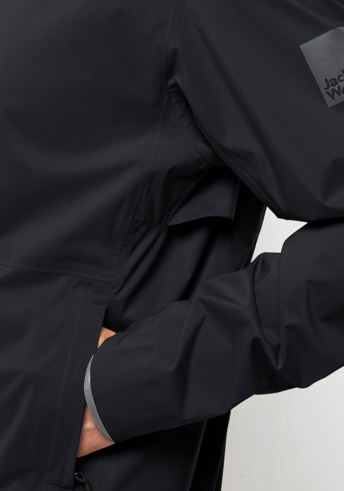 Jack Wolfskin Fahrradjacke »BIKE COMMUTE 2.5L JKT M«, mit Kapuze