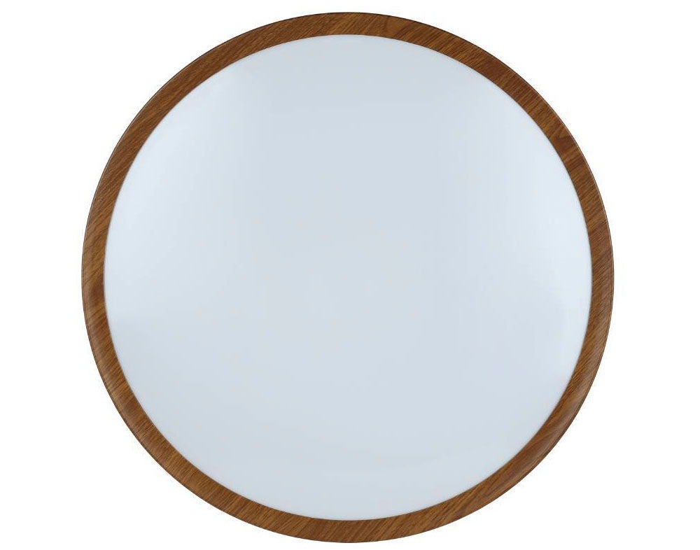 EGLO Deckenleuchte »MUSURITA«, 6 flammig, Leuchtmittel LED-Modul | LED wechselbar, Deckenlampe, Wohnzimmer, Stahl, Kunststoff, Holz-Optik, Weiß, Ø44 cm