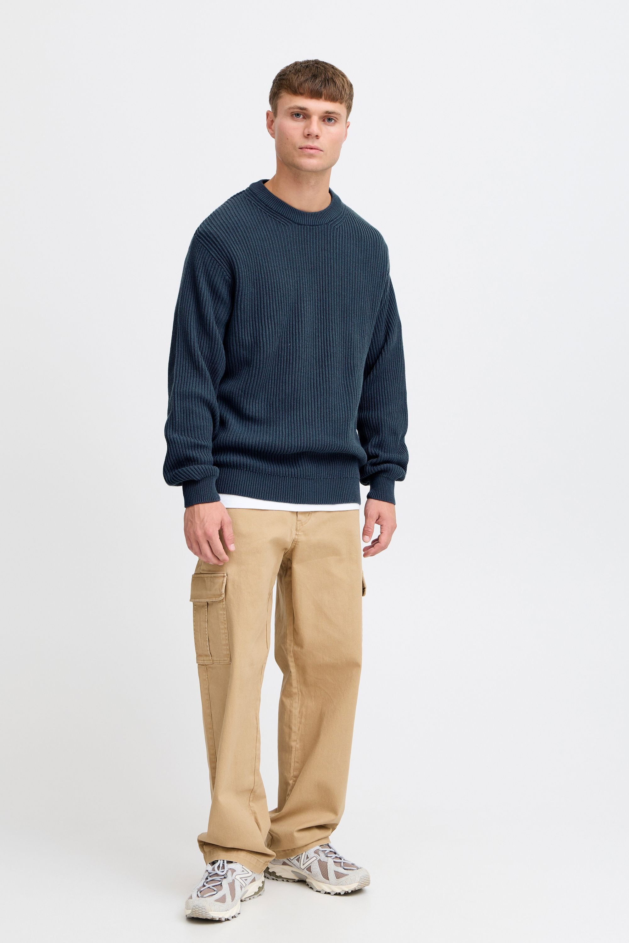 !Solid Strickfleece-Pullover »Strickpullover SDGia«