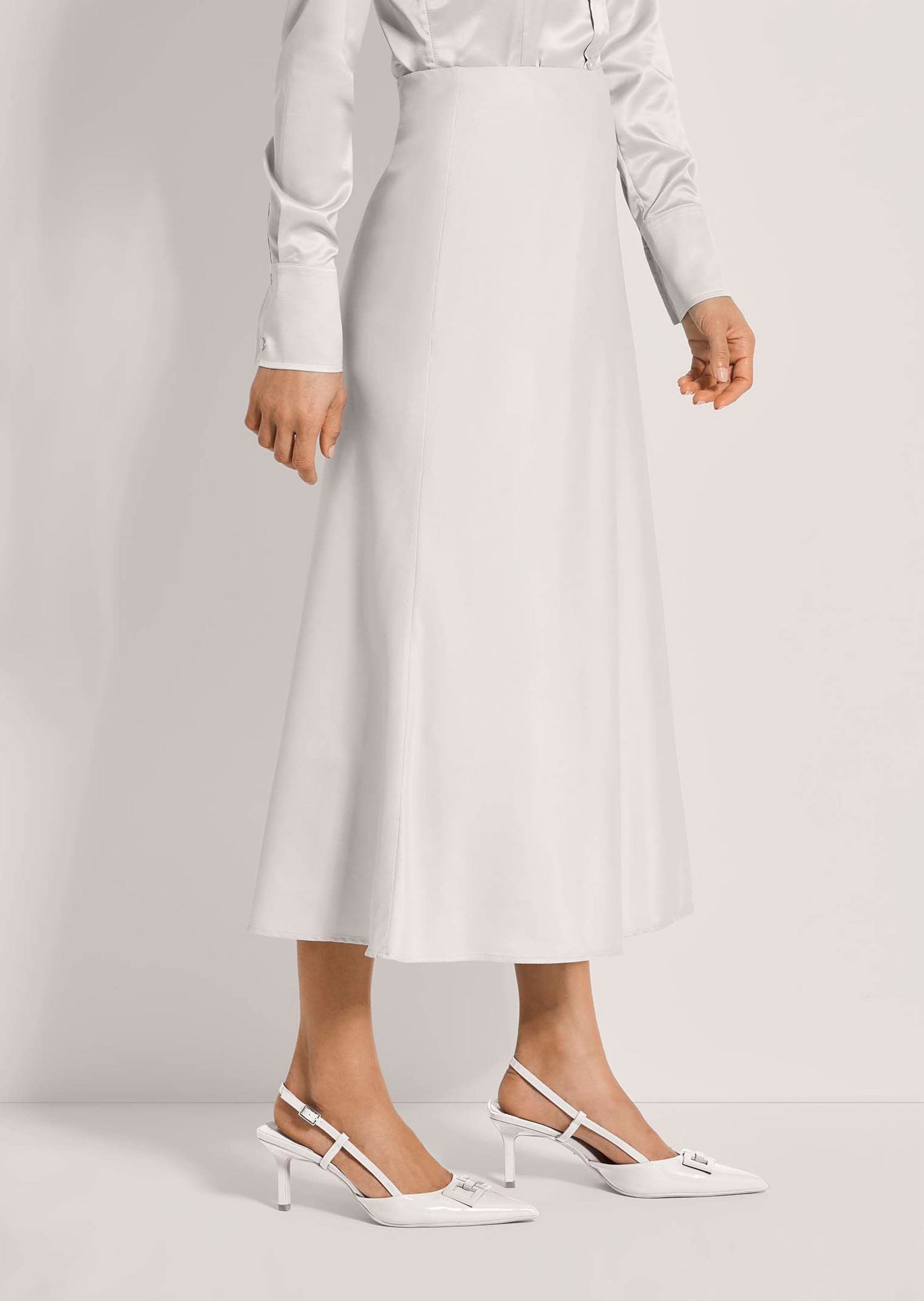 MADELEINE Midirock »Midirock Midi Satinrock für elegante Anlässe«