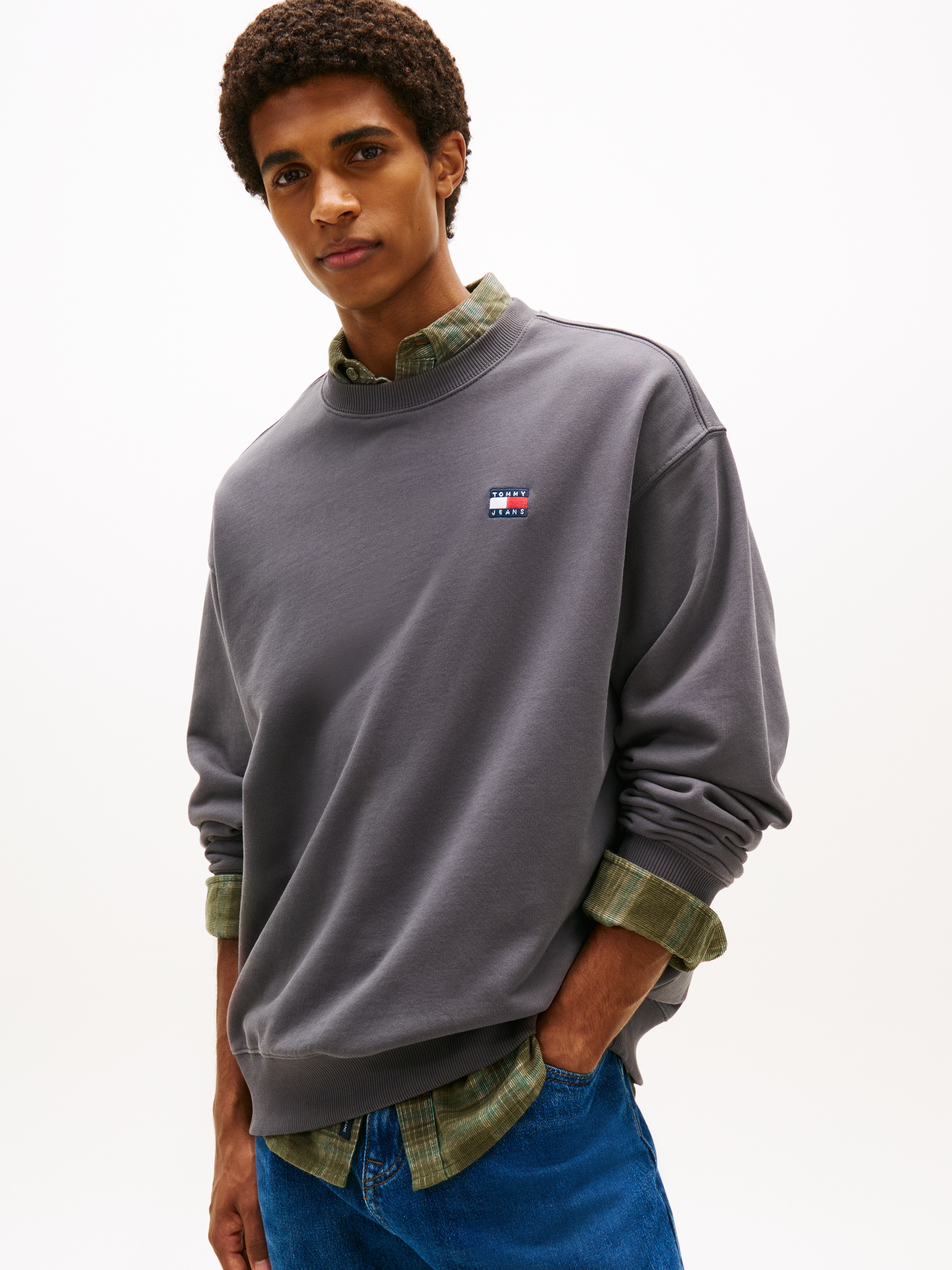 Tommy Jeans Sweatshirt »TJ  BADGE CREW«, unisex, relaxed fit
