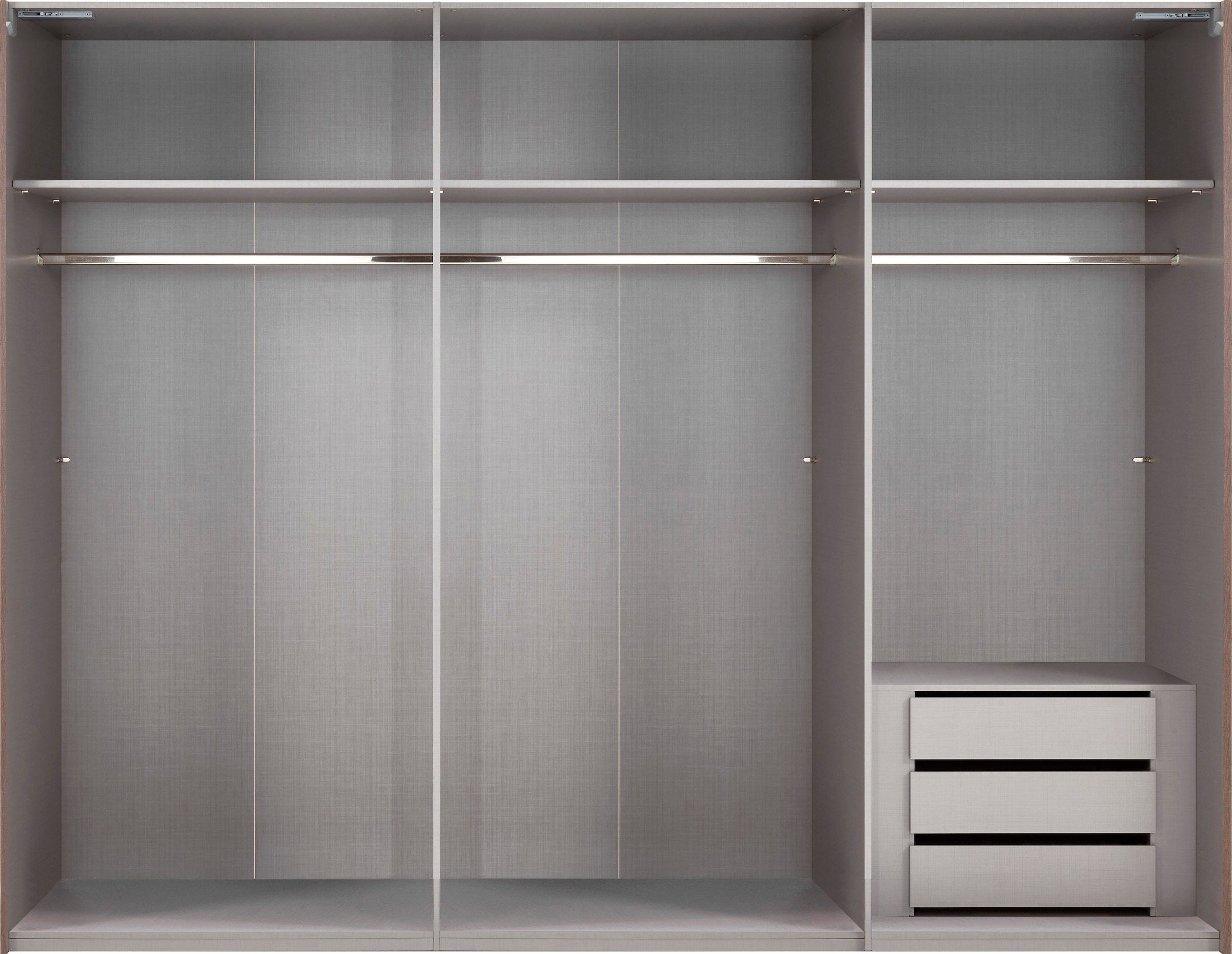 Wimex Schwebetürenschrank »Ernie Kleiderschrank mit Spiegel, Made in Germany«, Wähle deine Innenausstattung fertig konfiguriert im Schrank