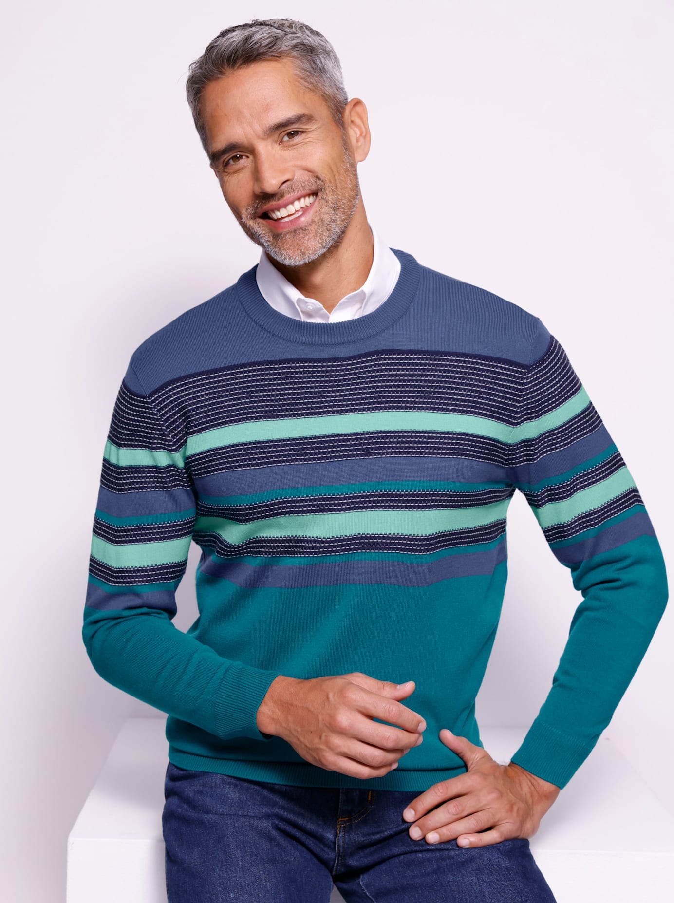 Classic Rundhalspullover »Rundhals-Pullover«