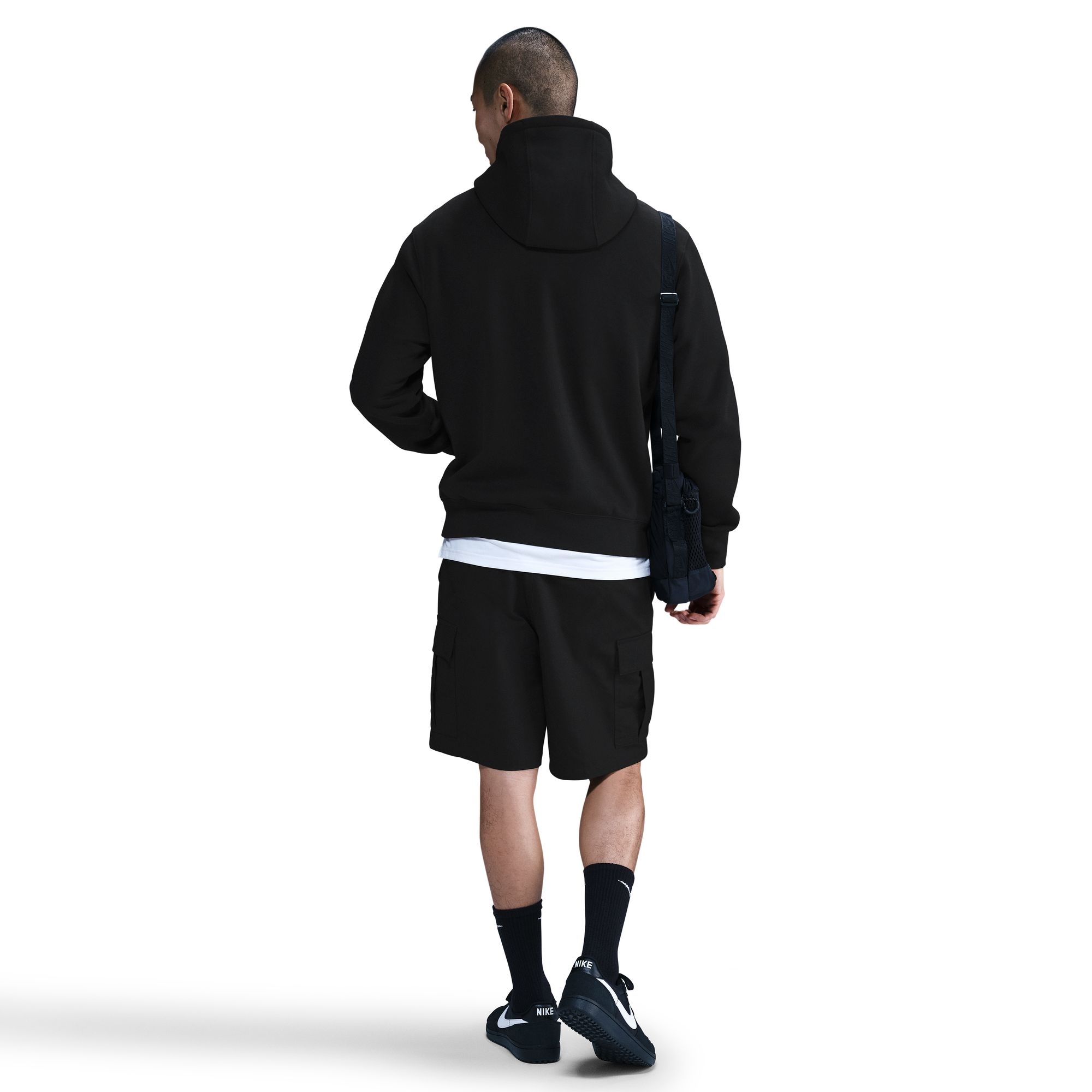 Nike Sportswear Kapuzensweatshirt »M NK CLUB BB PO GFX HOODIE«, mit Rundhalsausschnitt, Langarm-Design, aus Baumwolle und Polyester
