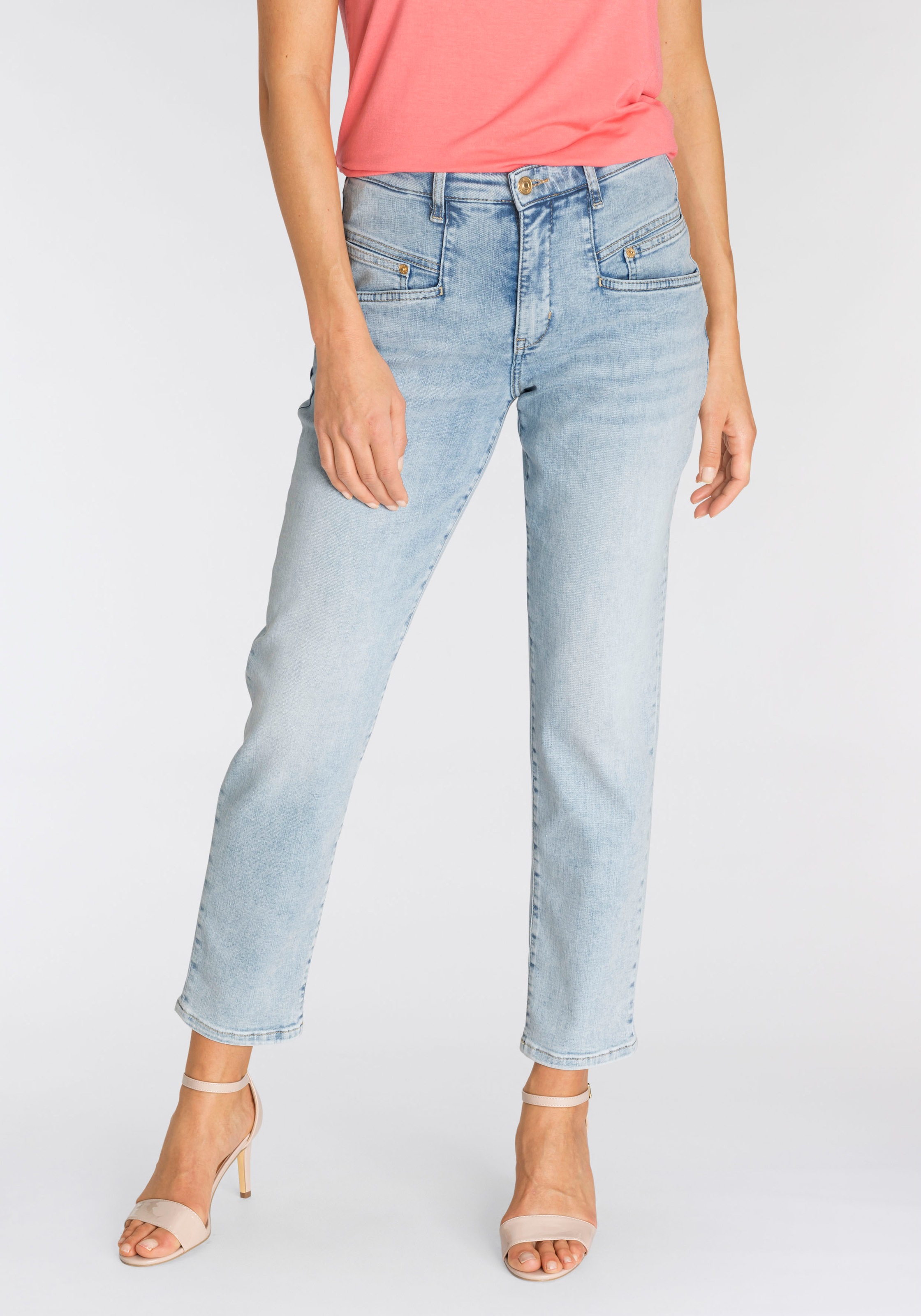 MAC Ankle-Jeans »Rich-Carrot Sylvie Meis«, Krempelbarer Karotten-Schnitt von MAC mit Sylvie Meis