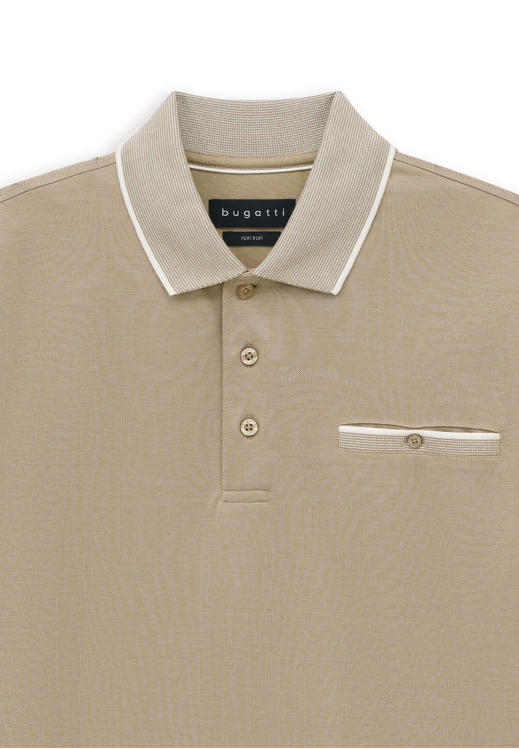bugatti Poloshirt Modern Fit mit einer Brusttasche