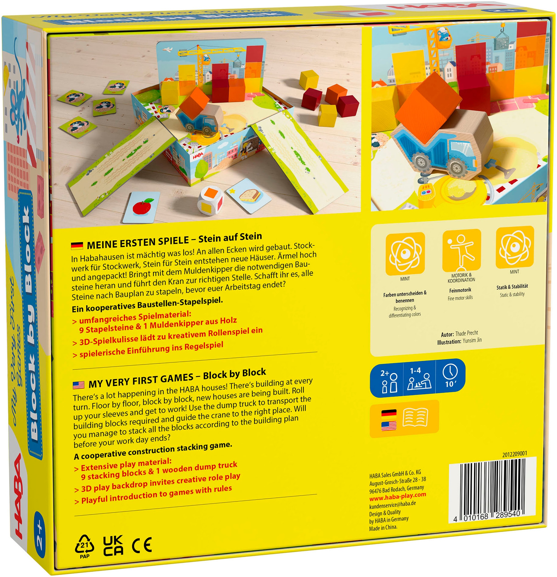 Haba Spiel »Meine ersten Spiele - Stein auf Stein«