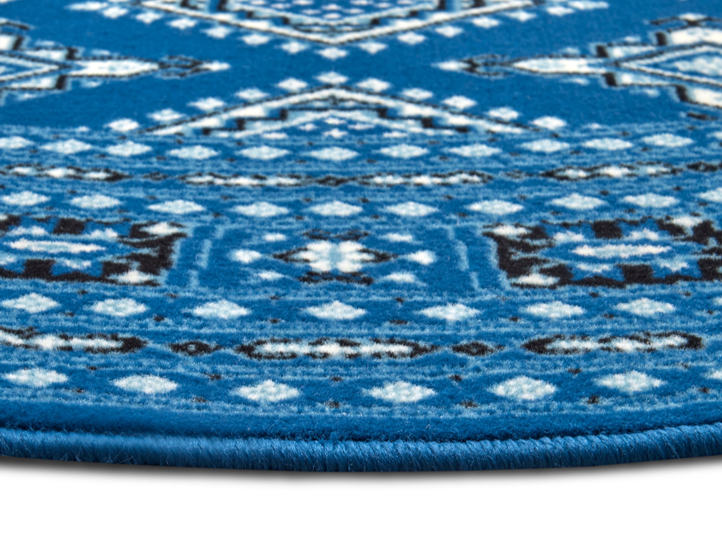 NOURISTAN Teppich »Sao Buchara«, rund, 9 mm Höhe, Kurzflor, Orient, Teppich, Vintage, Esszimmer, Wohnzimmer, Flur