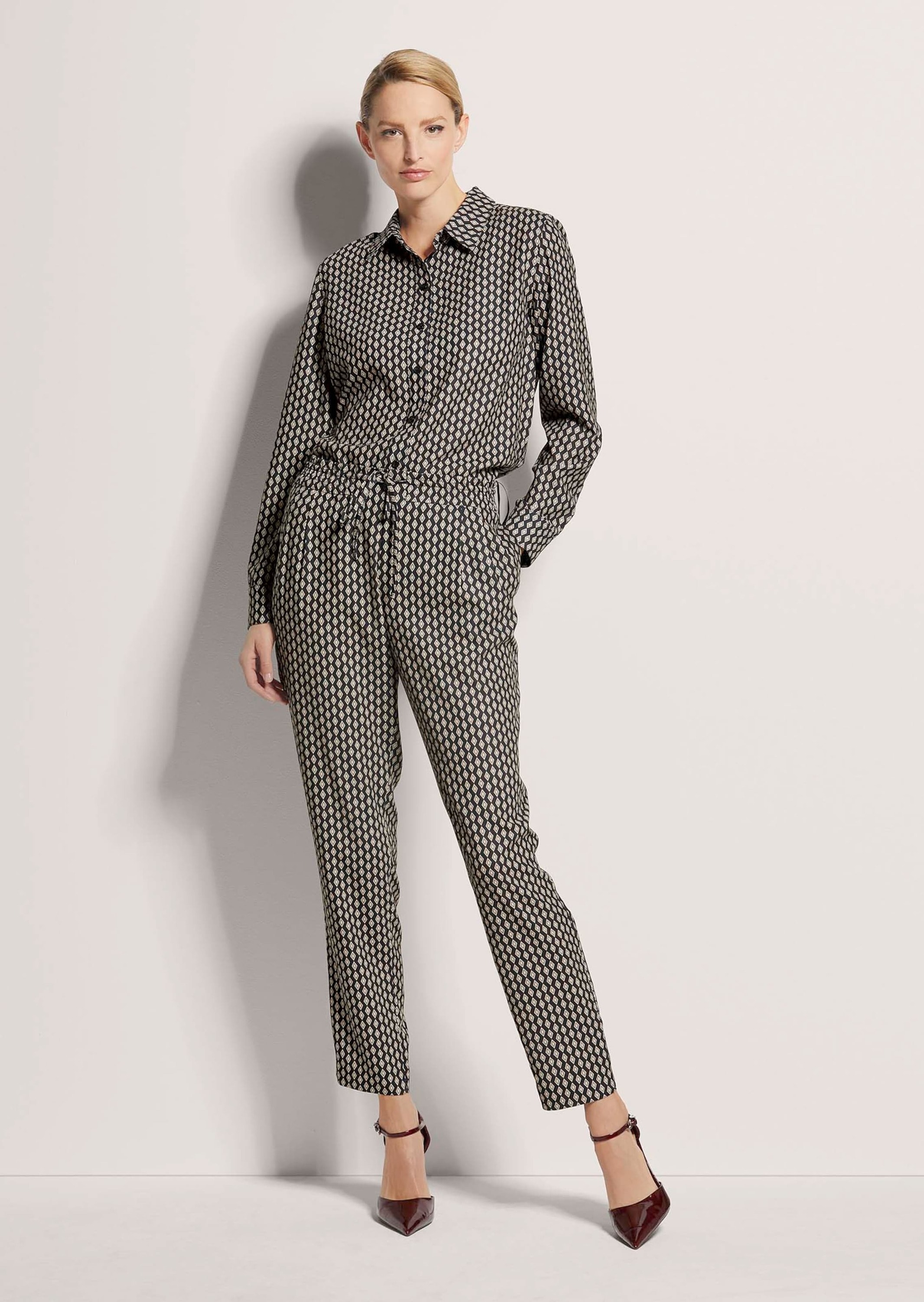 MADELEINE Stoffhose »Druckhose Elegante Hose aus fließender Qualität«