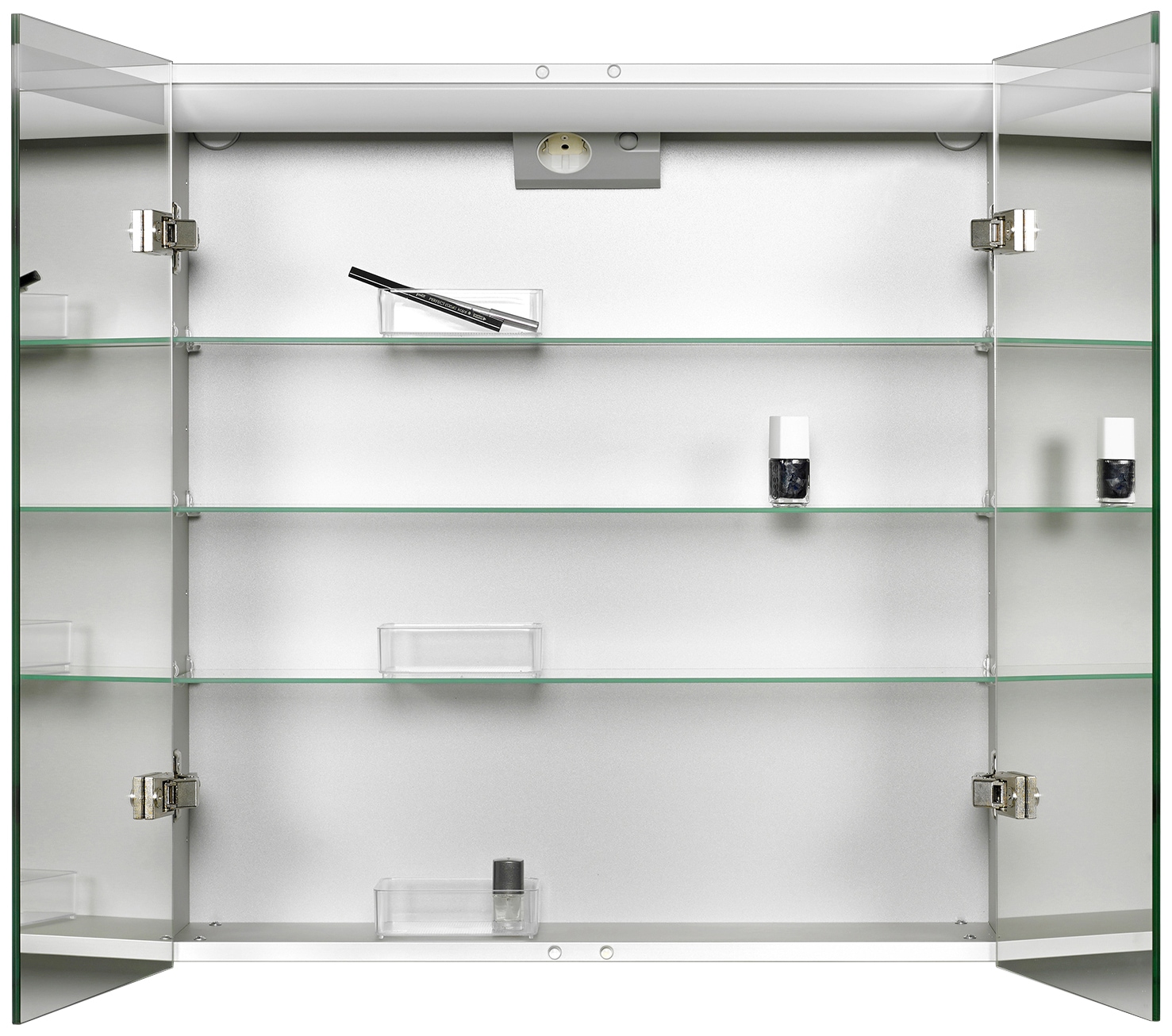 jokey Spiegelschrank »ALUwave«, alu, 66,6 cm Breite
