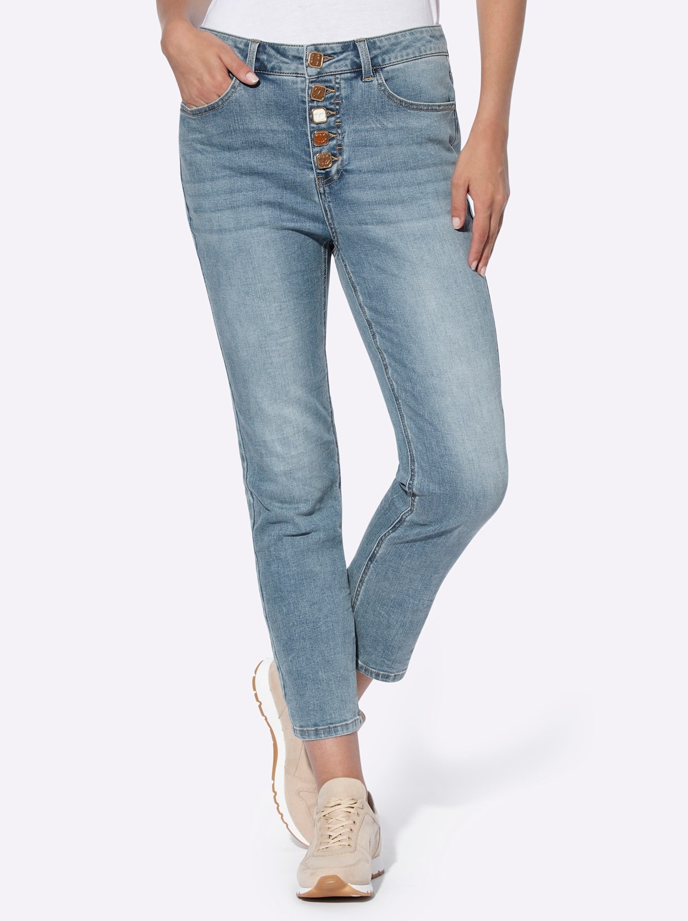 7/8-Jeans, (1 tlg.)