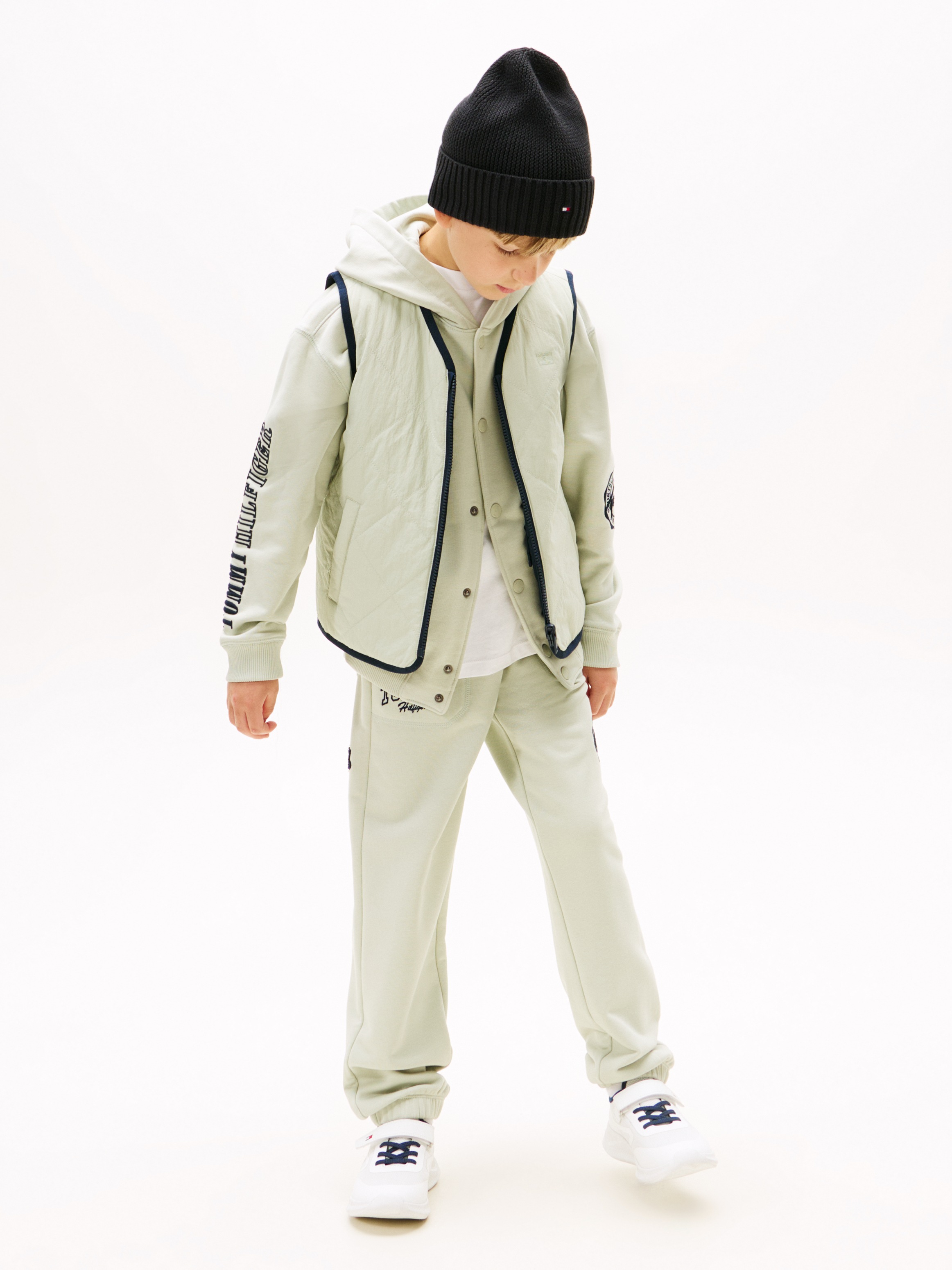 Tommy Hilfiger Wendeweste »REV MIX MEDIA QUILTED VEST«, für Kinder bis 16 Jahre, mit großen Taschen